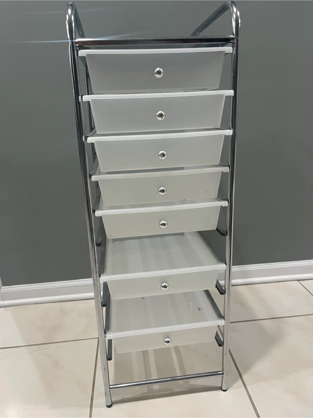 8-Drawer Rolling Storage Cart