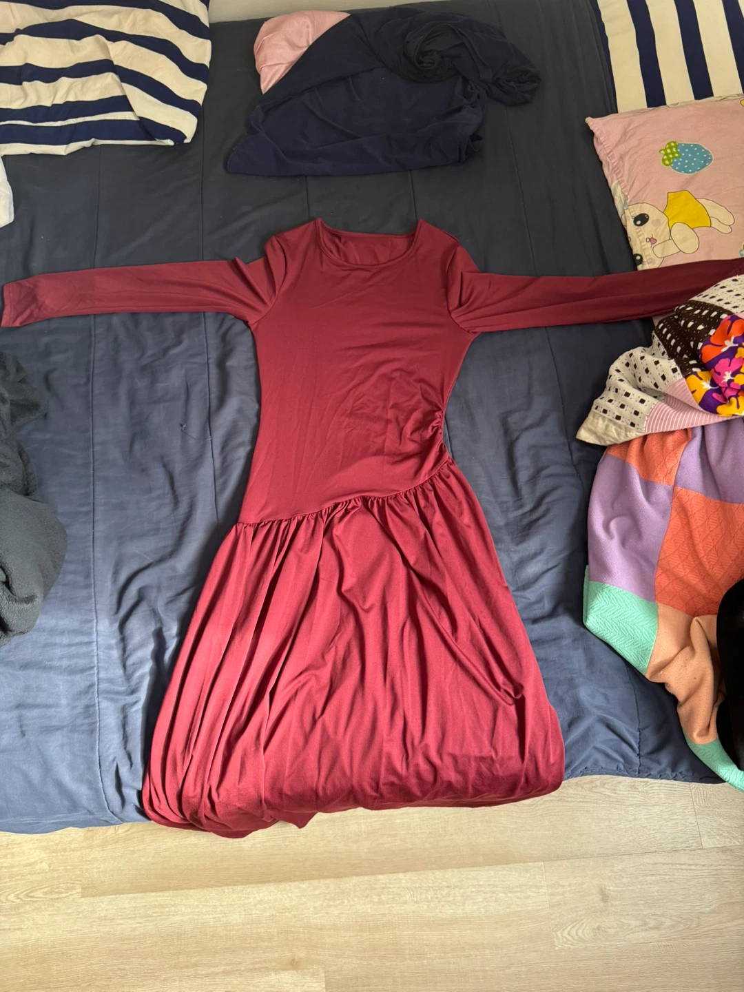 Women's Long Sleeve Maxi Dress - photo 2