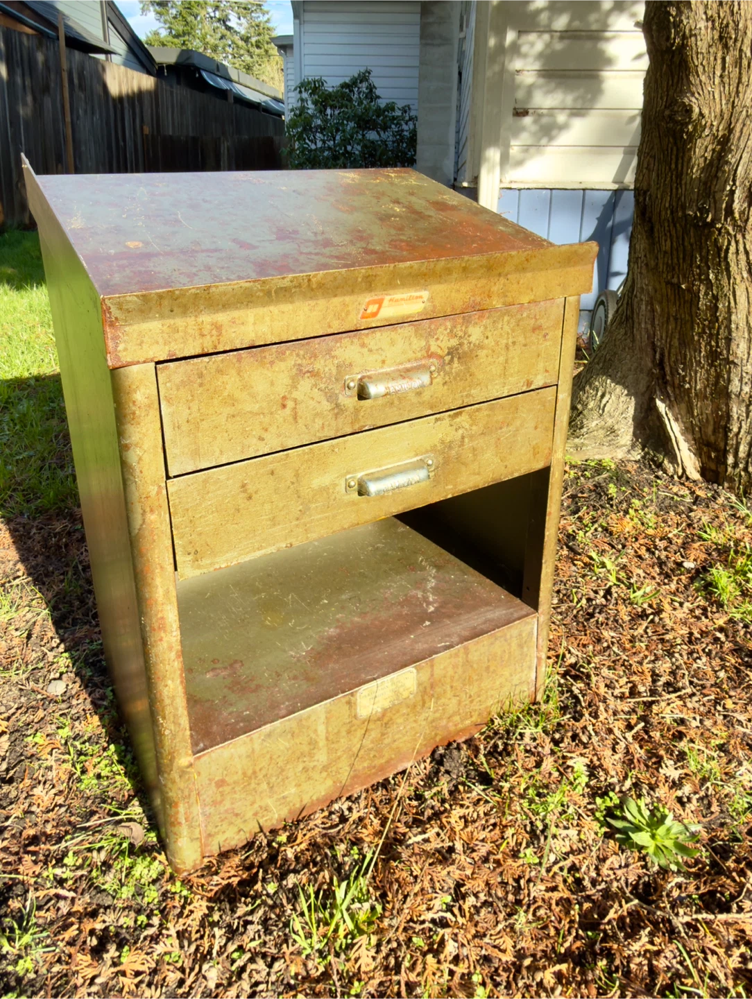Vintage Hamilton Steel Cabinet - photo 2