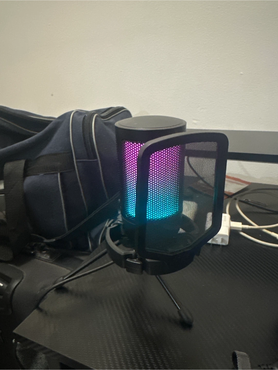 USB Microphone with RGB Lighting