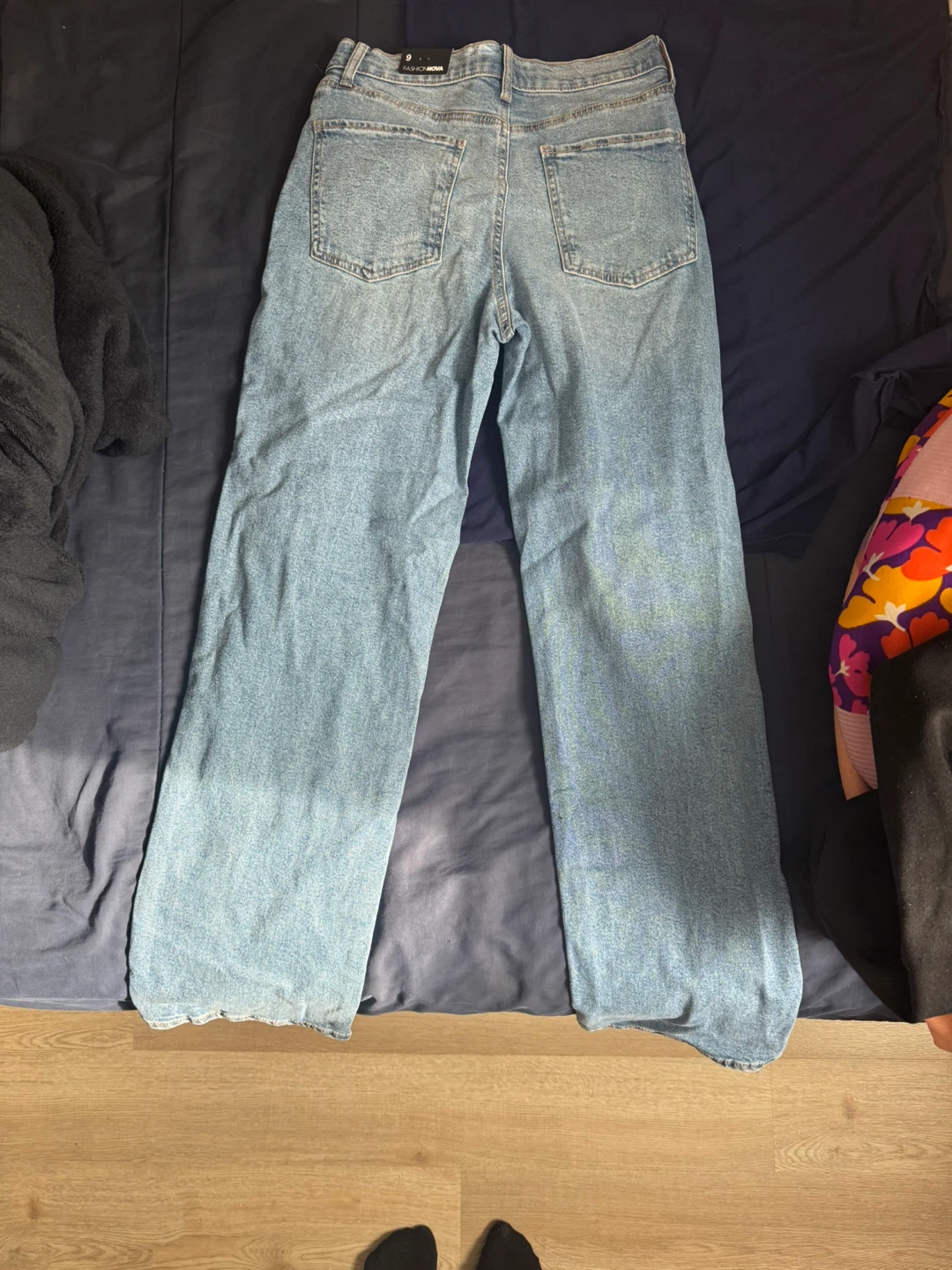 Fashion Nova Wide Leg Jeans Size 9 - photo 2