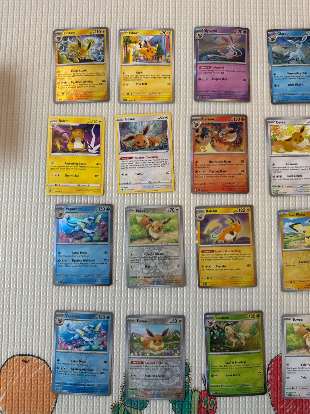 Pikachu and Eevee Cards - photo 2