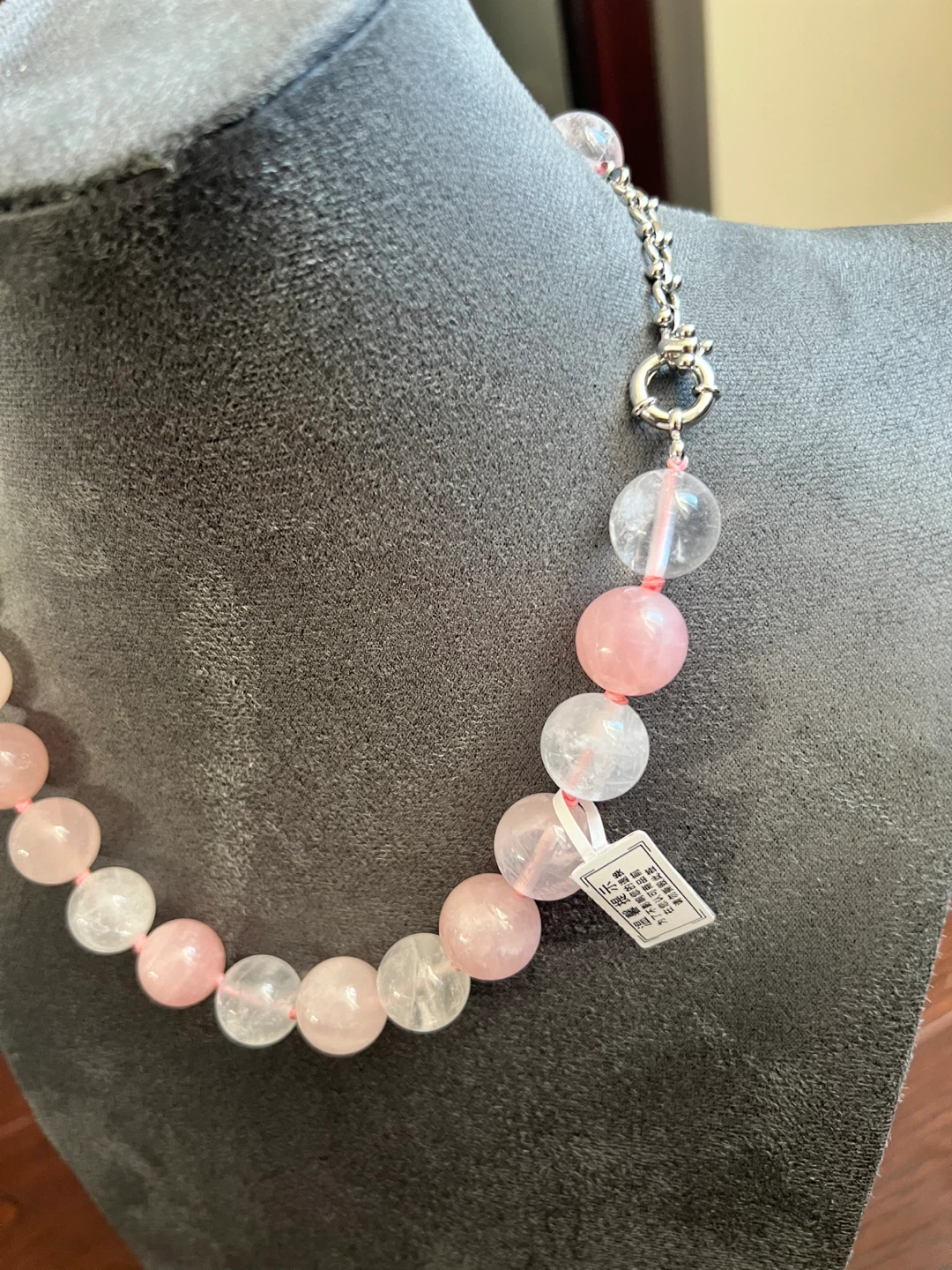 Amethyst Beaded Necklace with Ruby and Diamond Accent - photo 2