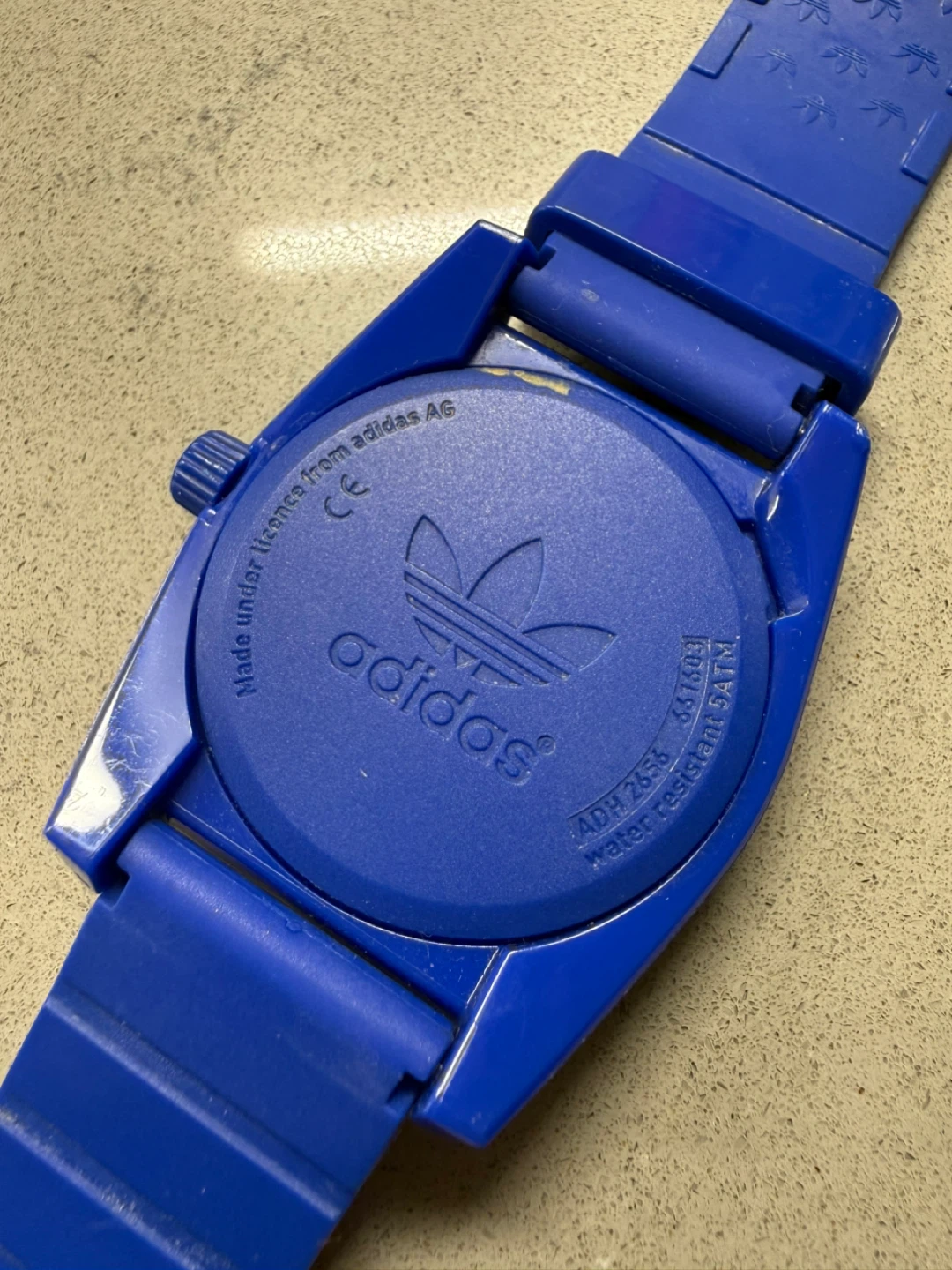 Adidas Blue Trefoil Logo Watch - photo 4