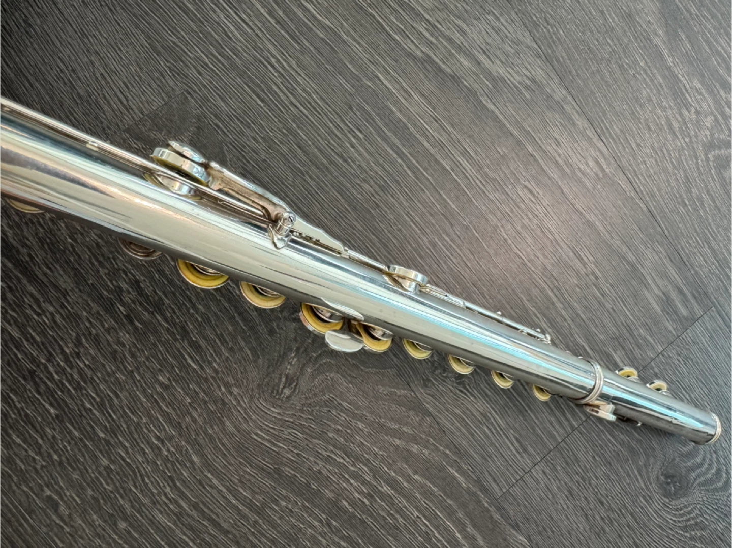 Yamaha YFL-221 Silver-Plated Flute with Case - photo 5