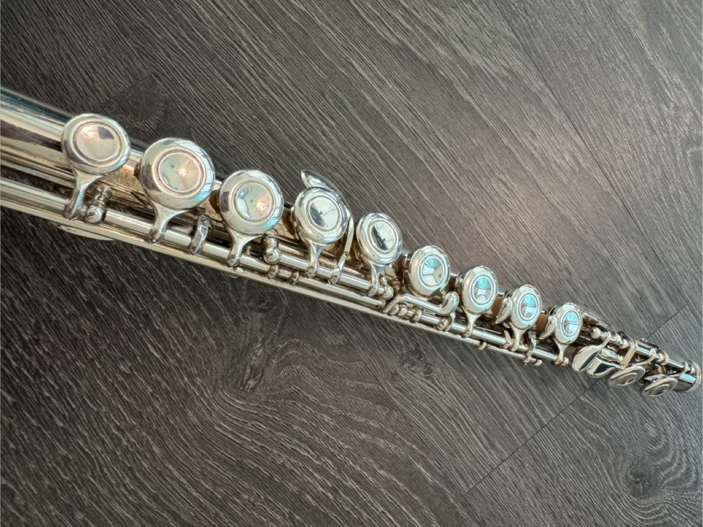 Yamaha YFL-221 Silver-Plated Flute with Case - photo 4