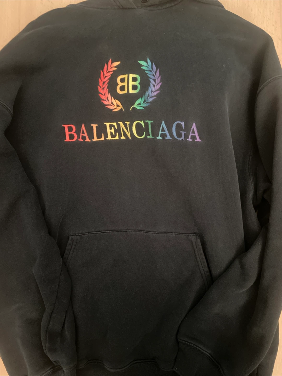 Balenciaga Rainbow Logo Hoodie - photo 5