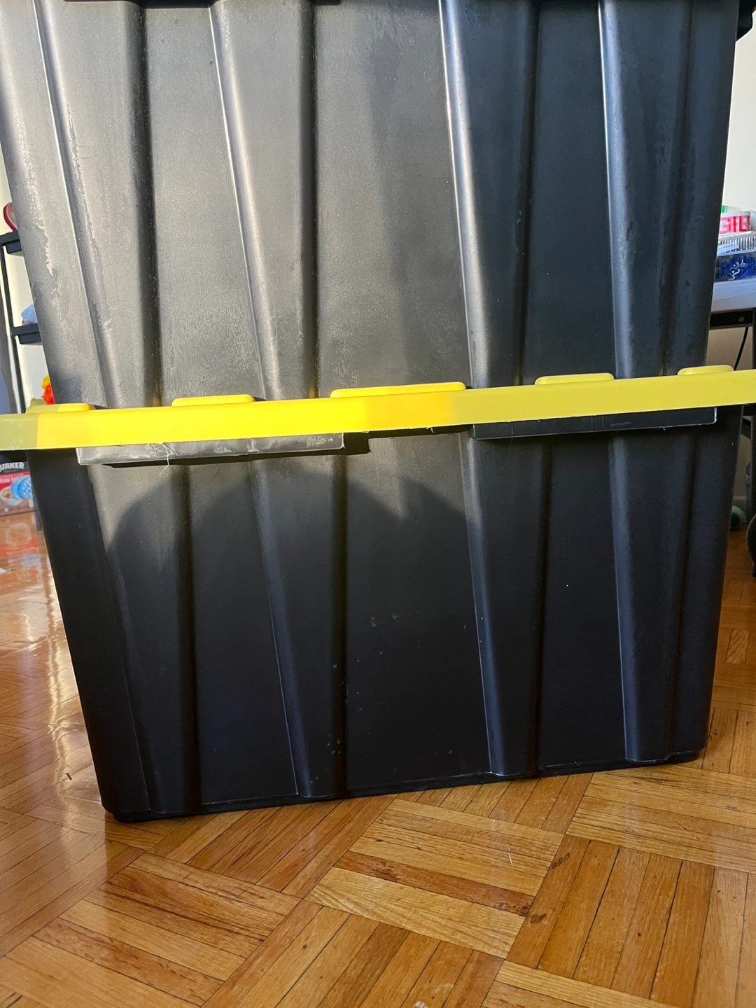 Black Storage Totes with  Lids - photo 2