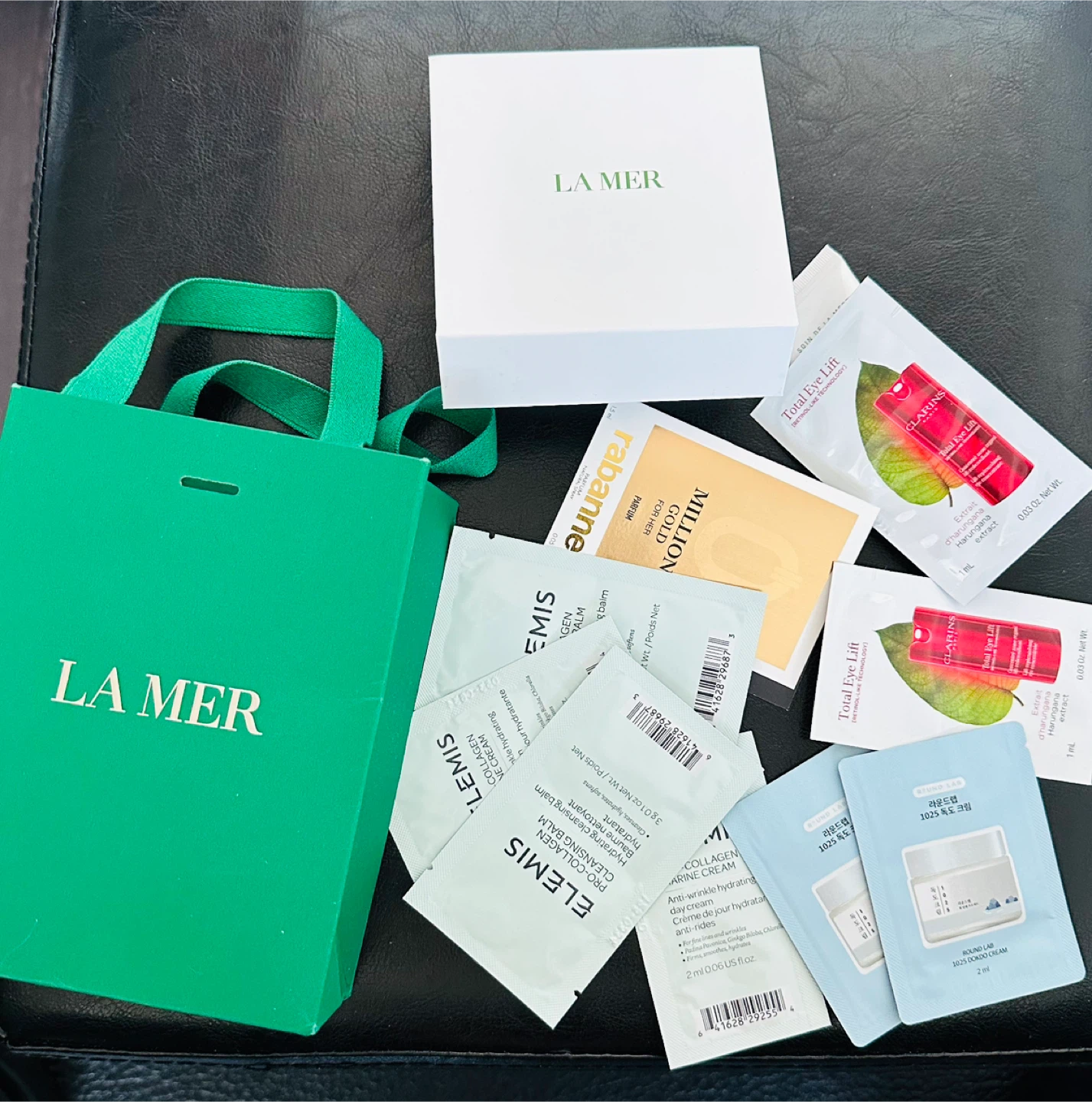 La Mer serum and accesories with Samples $20 - photo 3