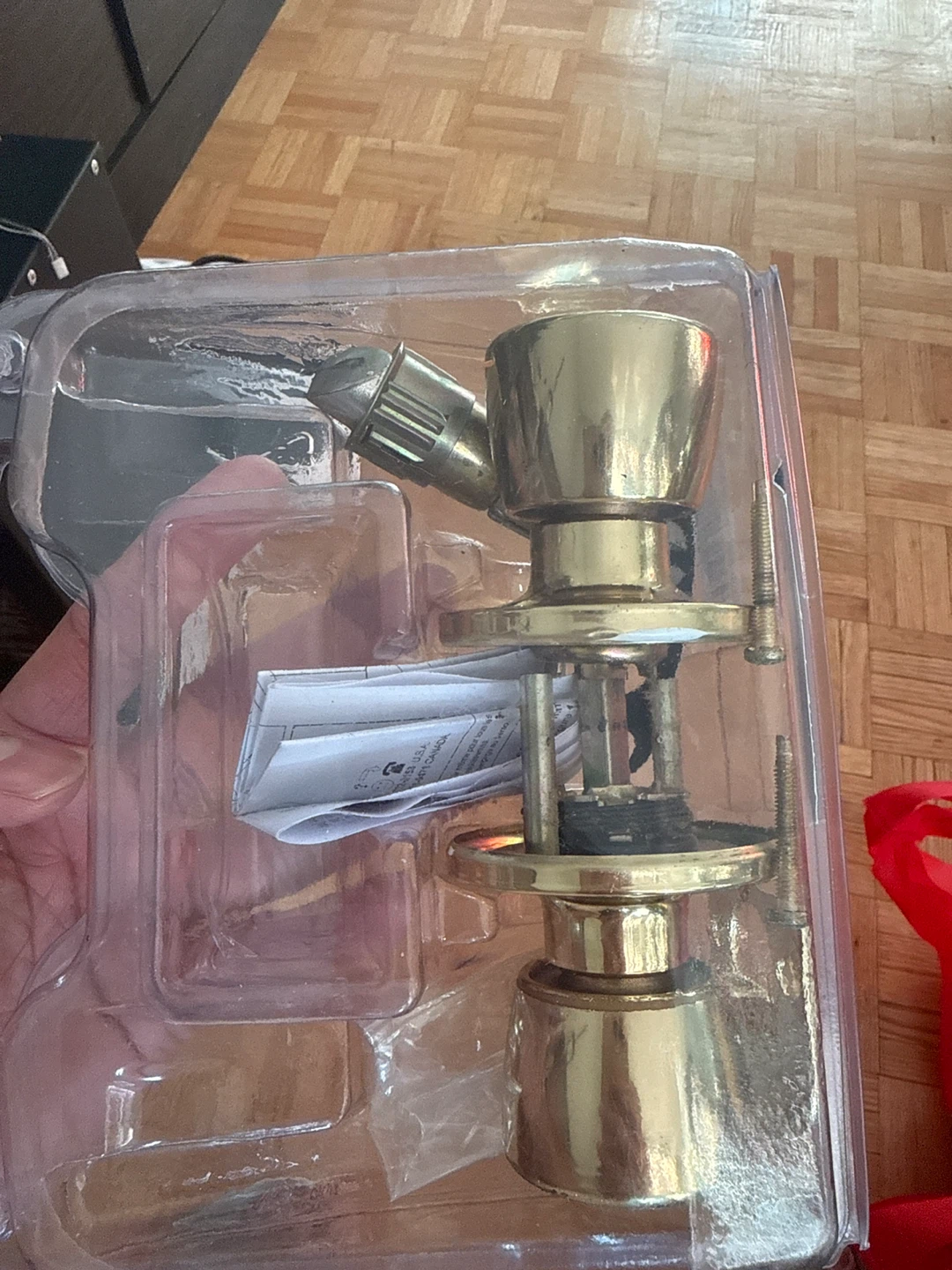 Brass Door Knob Set - photo 2