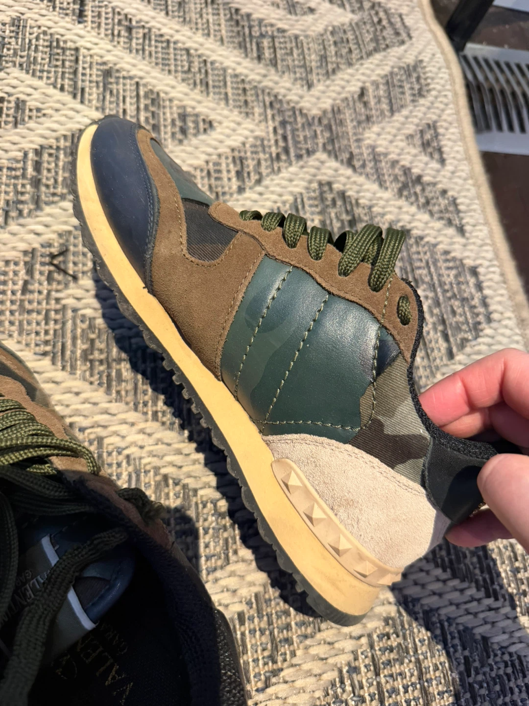 Valentino Garavani Camouflage Sneakers- size 38 - photo 3