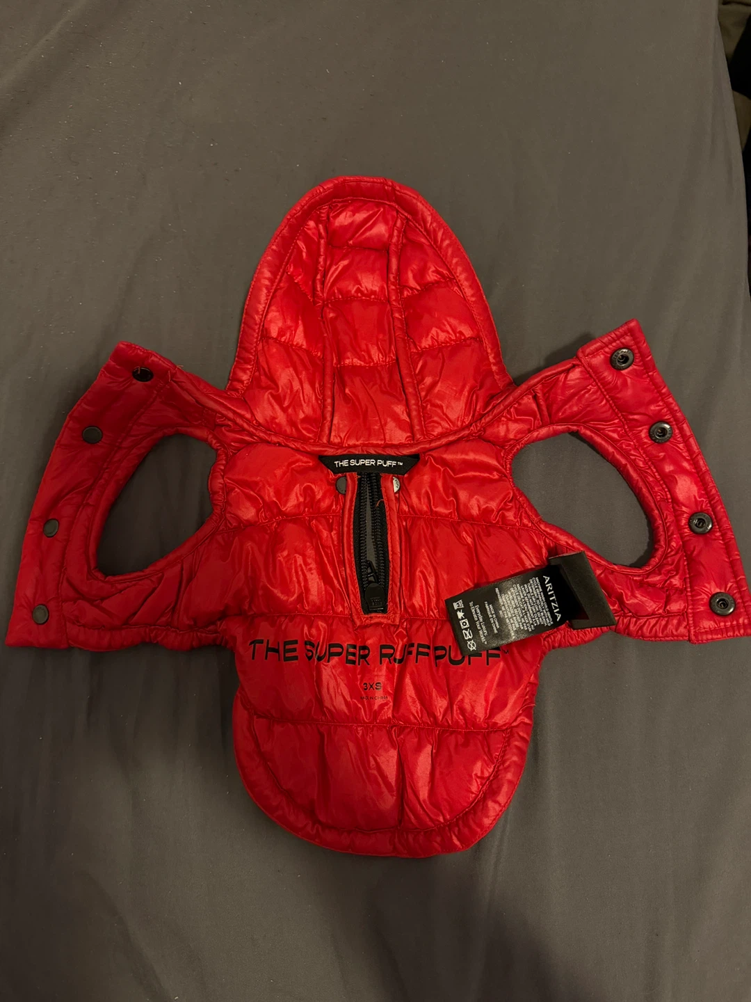 The Super Puff Dog Vest Red - photo 3