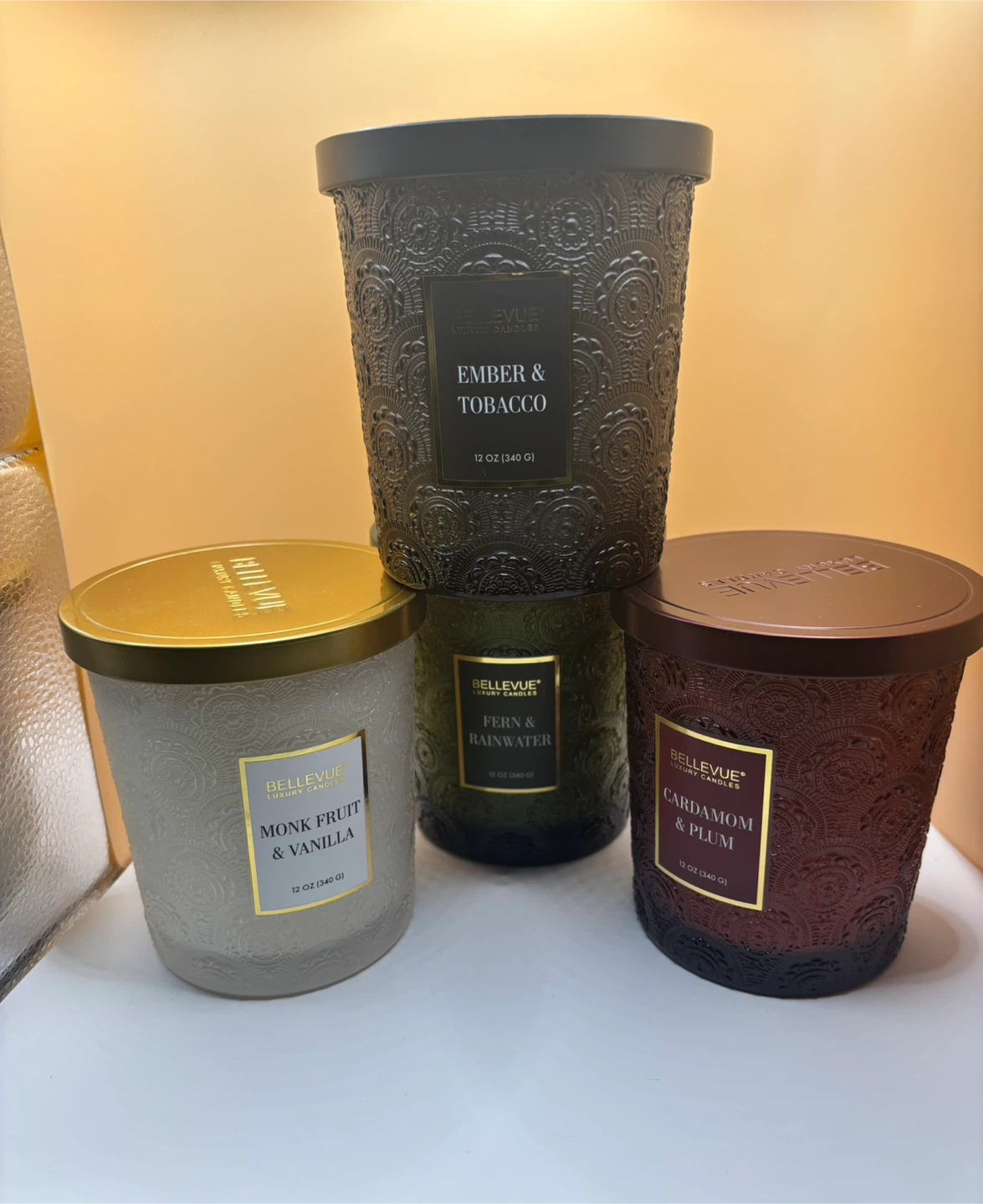 BELLEVUE Luxury Candles - Set of 4 - 12 oz each - photo 5