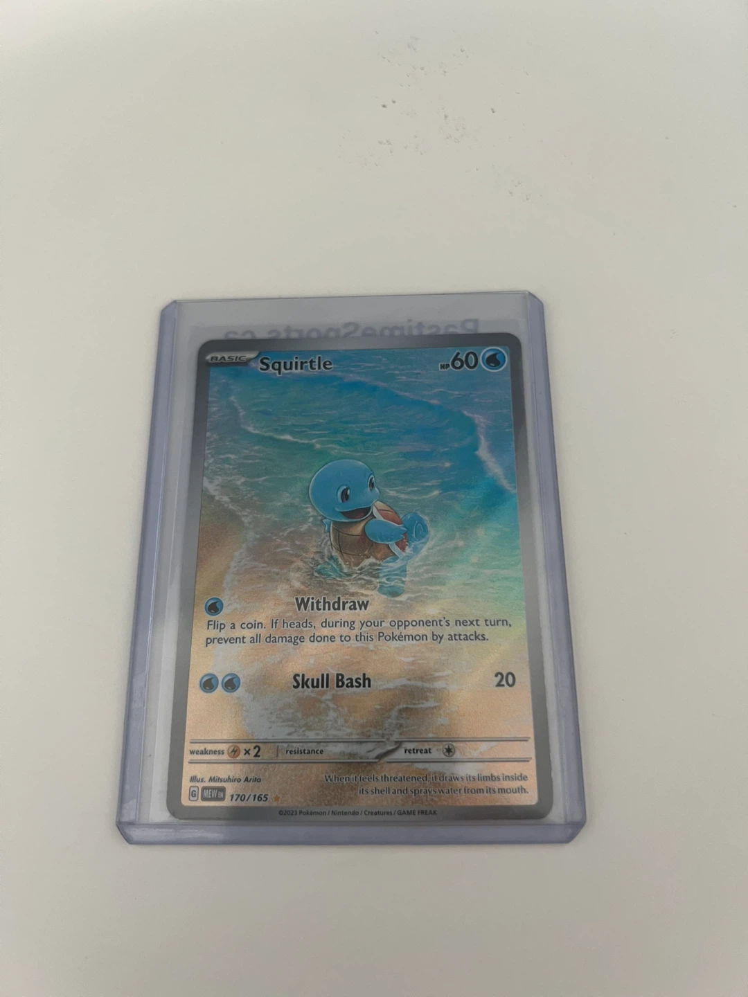 Pokemon Scarlet & Violet 151 Squirtle #170 Trading Card