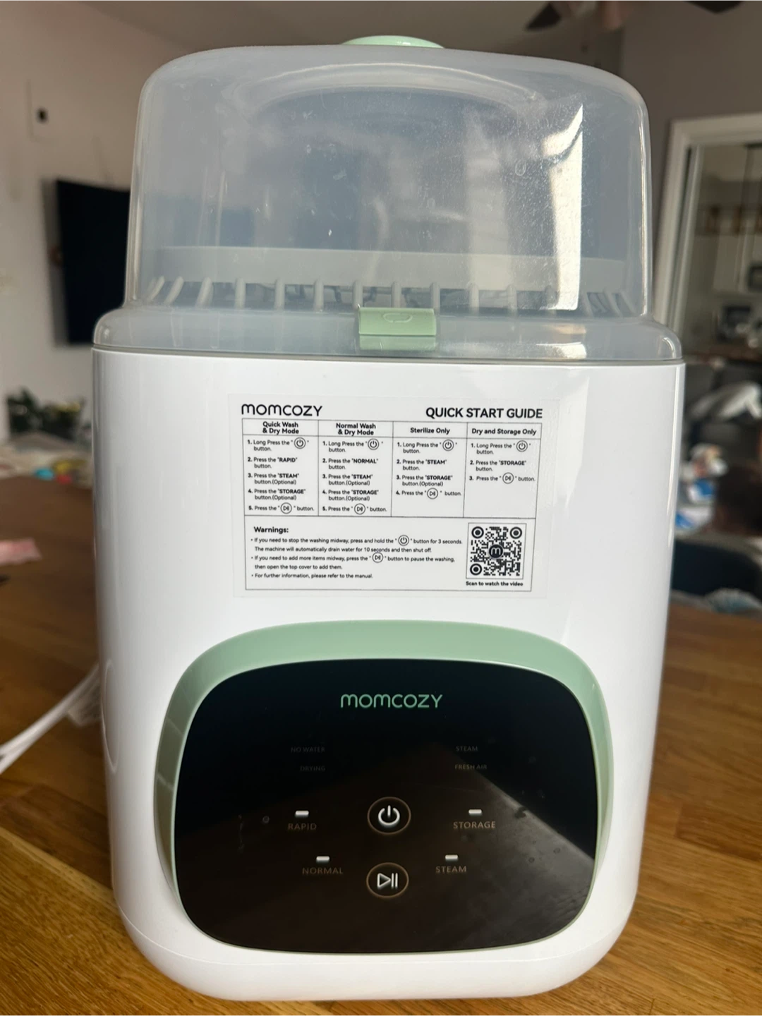 🥕 Momcozy Baby Bottle Sterilizer and Dryer