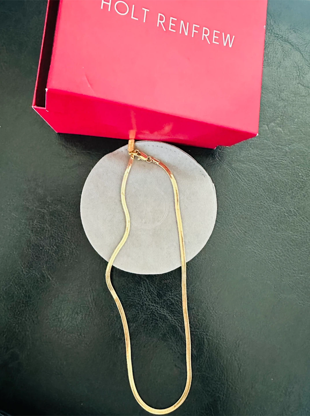 Holt Renfrew Python 14K Gold Filled 16-Inch Necklace $110 - photo 4
