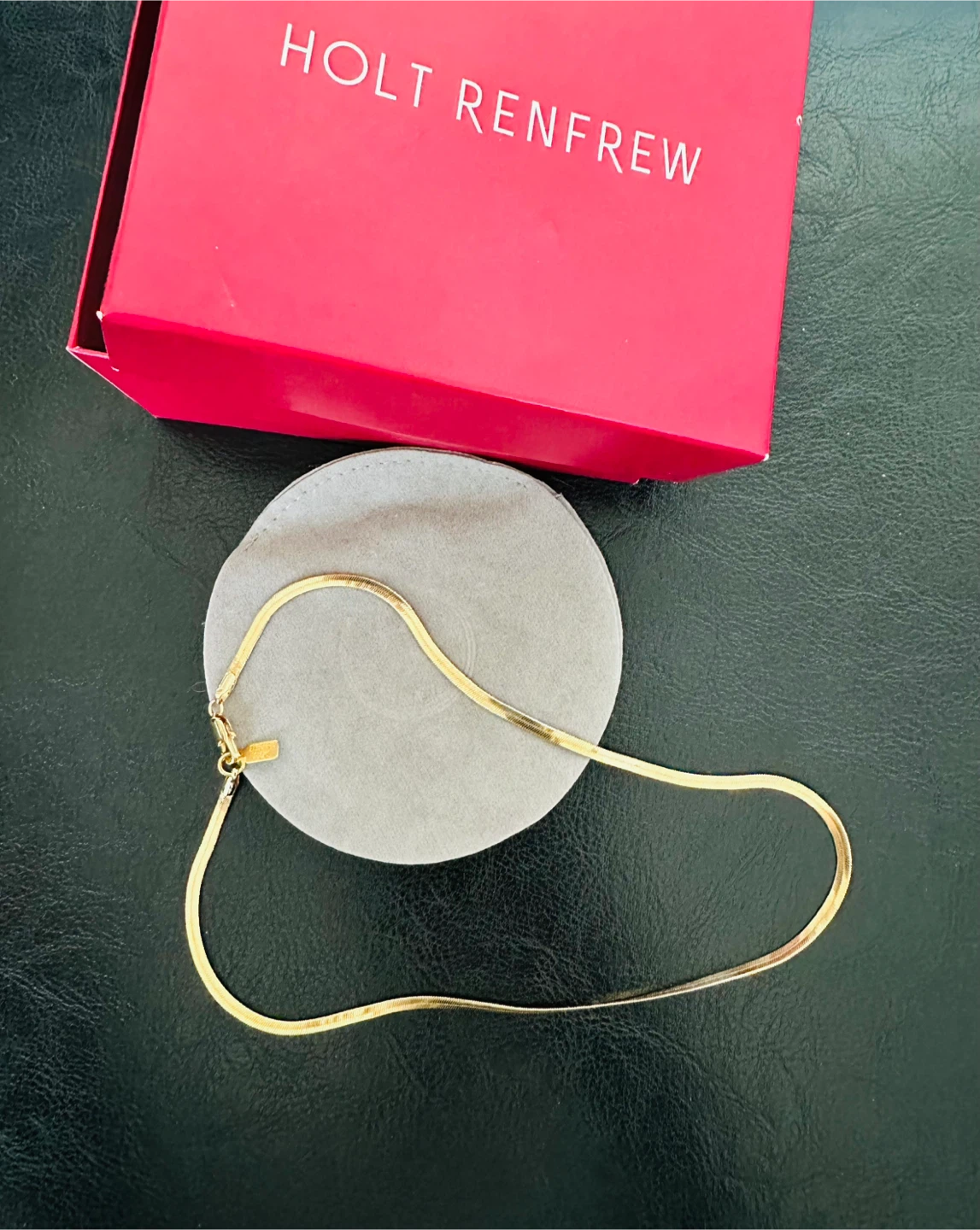 Holt Renfrew Python 14K Gold Filled 16-Inch Necklace $110