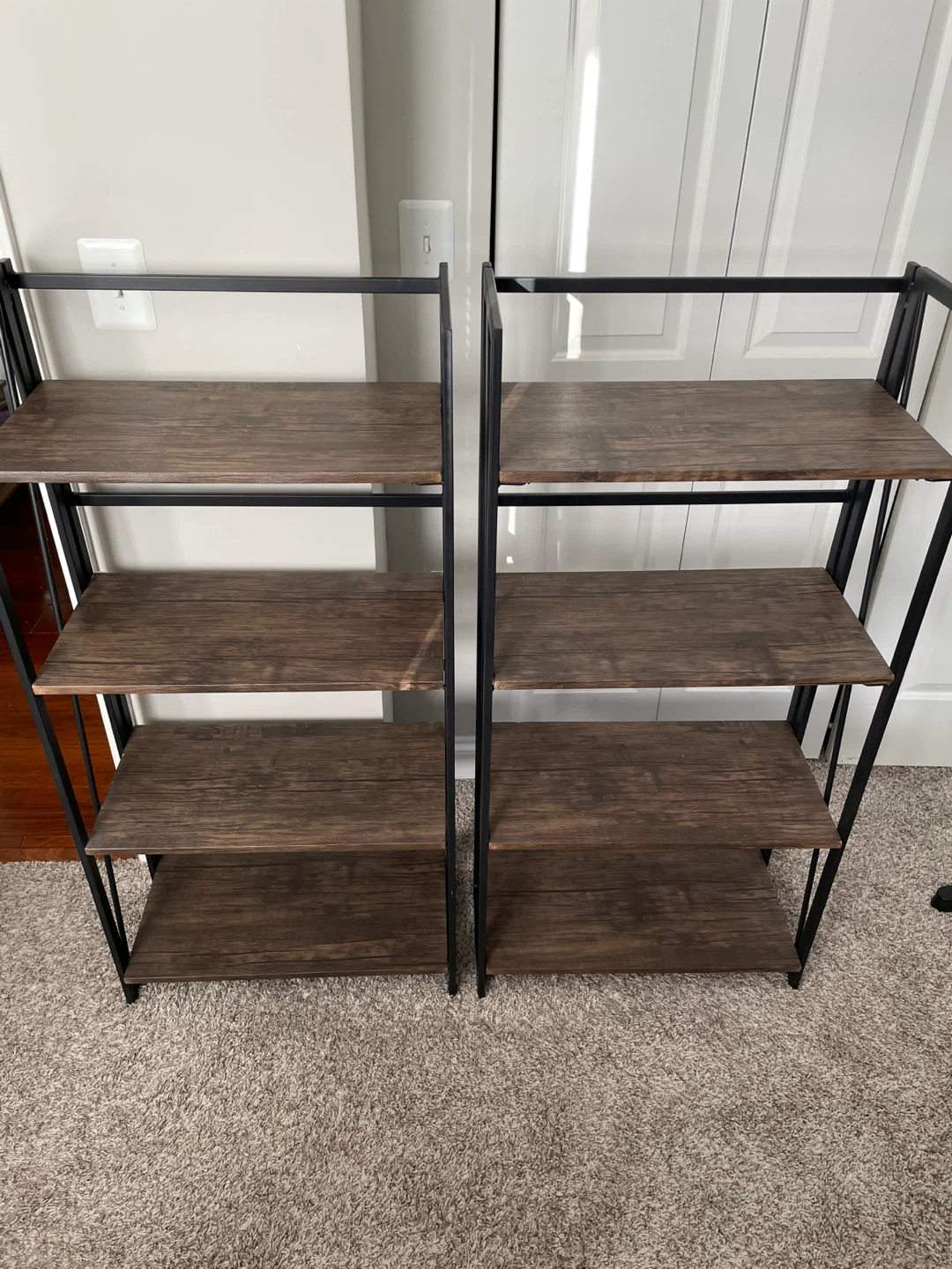 Foldable Bookshelves (one for $30, two for $50)