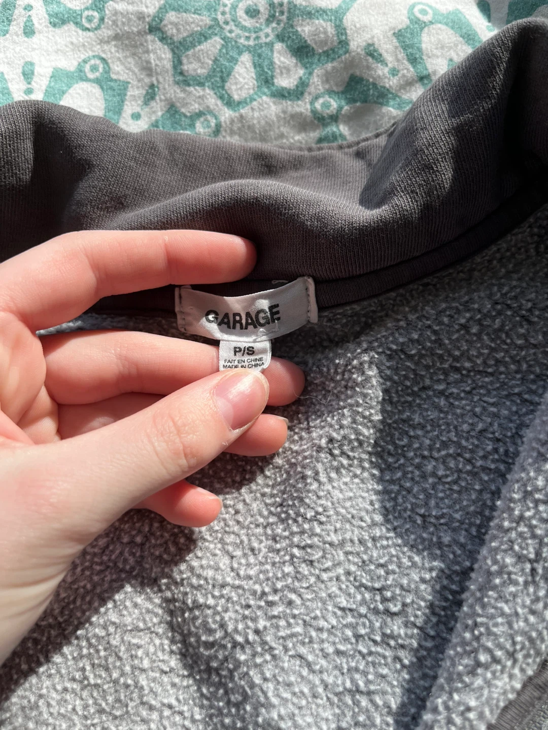Garage Quarter Zip Pullover size small - photo 2