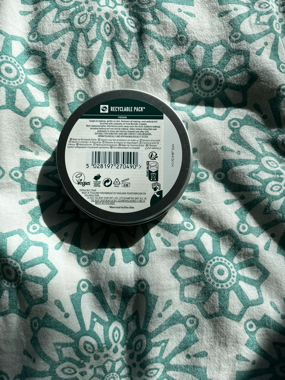 The Body Shop Chamomile Sumptuous Makeup Cleansing Balm - 90ml - photo 2