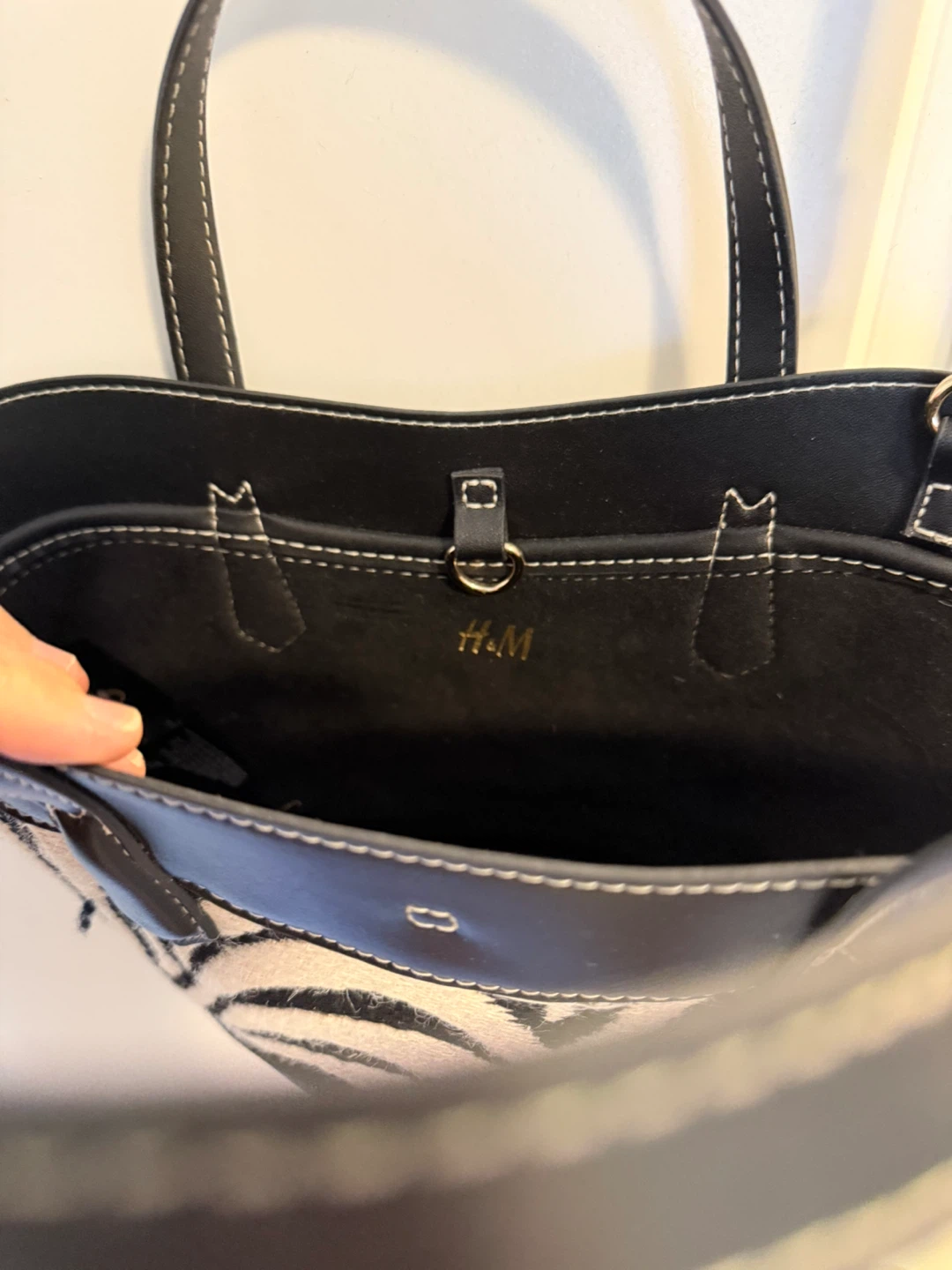 H&M Zebra Print Tote Bag - photo 2