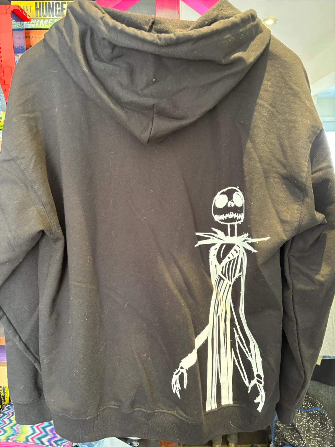 MAKE Black Jack Skellington Zip-Up Hoodie
