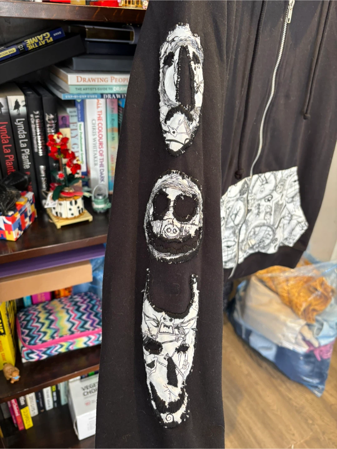 MAKE Black Jack Skellington Zip-Up Hoodie - photo 2