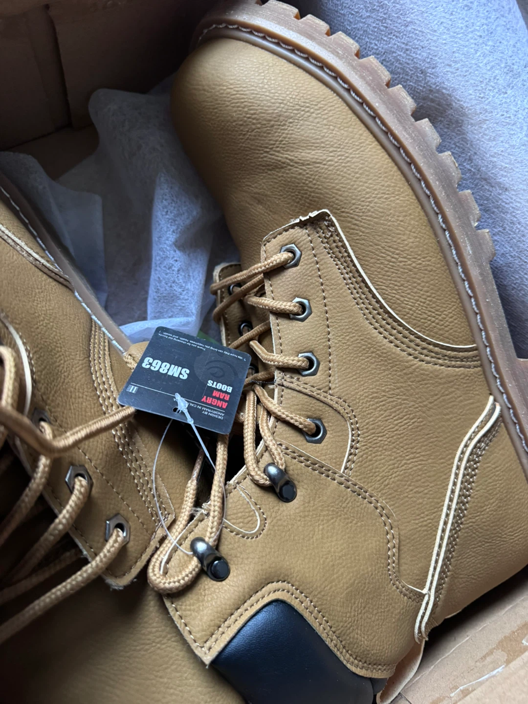 Steel Toe Work Boots for Men NEW (same day availability) - photo 5