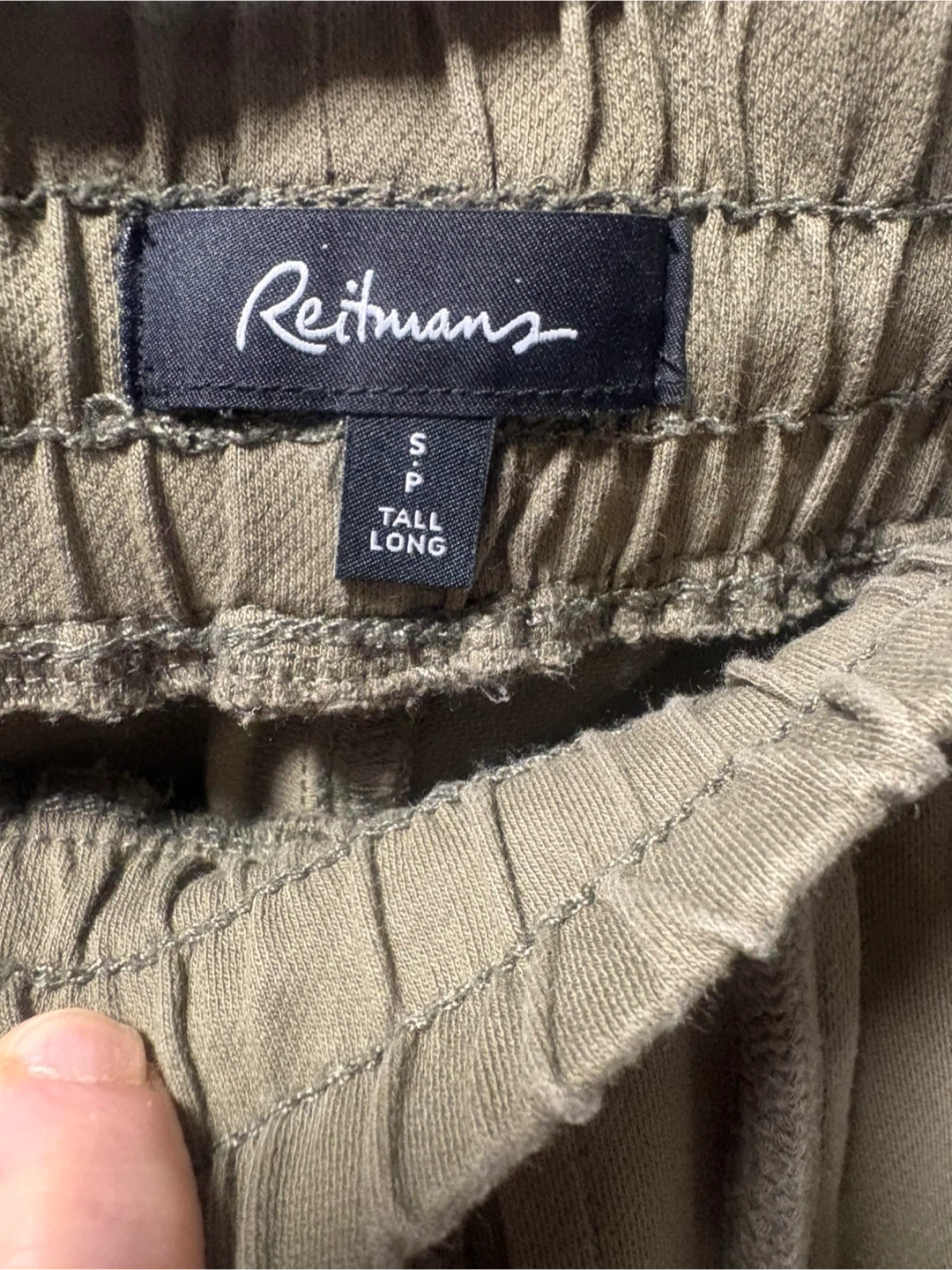Reitmans Pantalon vert kaki, grandeur P Tall Long - photo 3