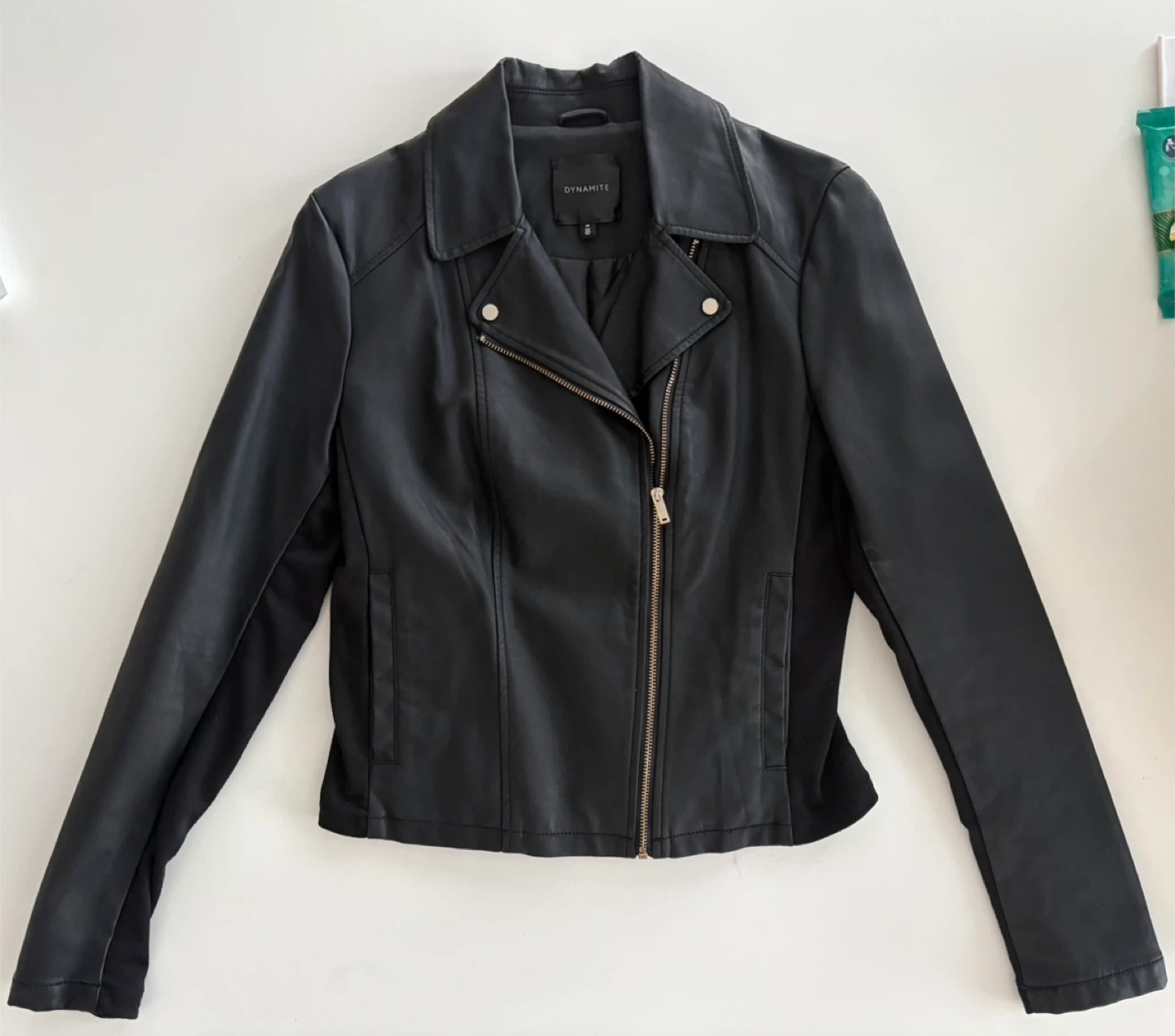 Dynamite Black Faux Leather Jacket - photo 2
