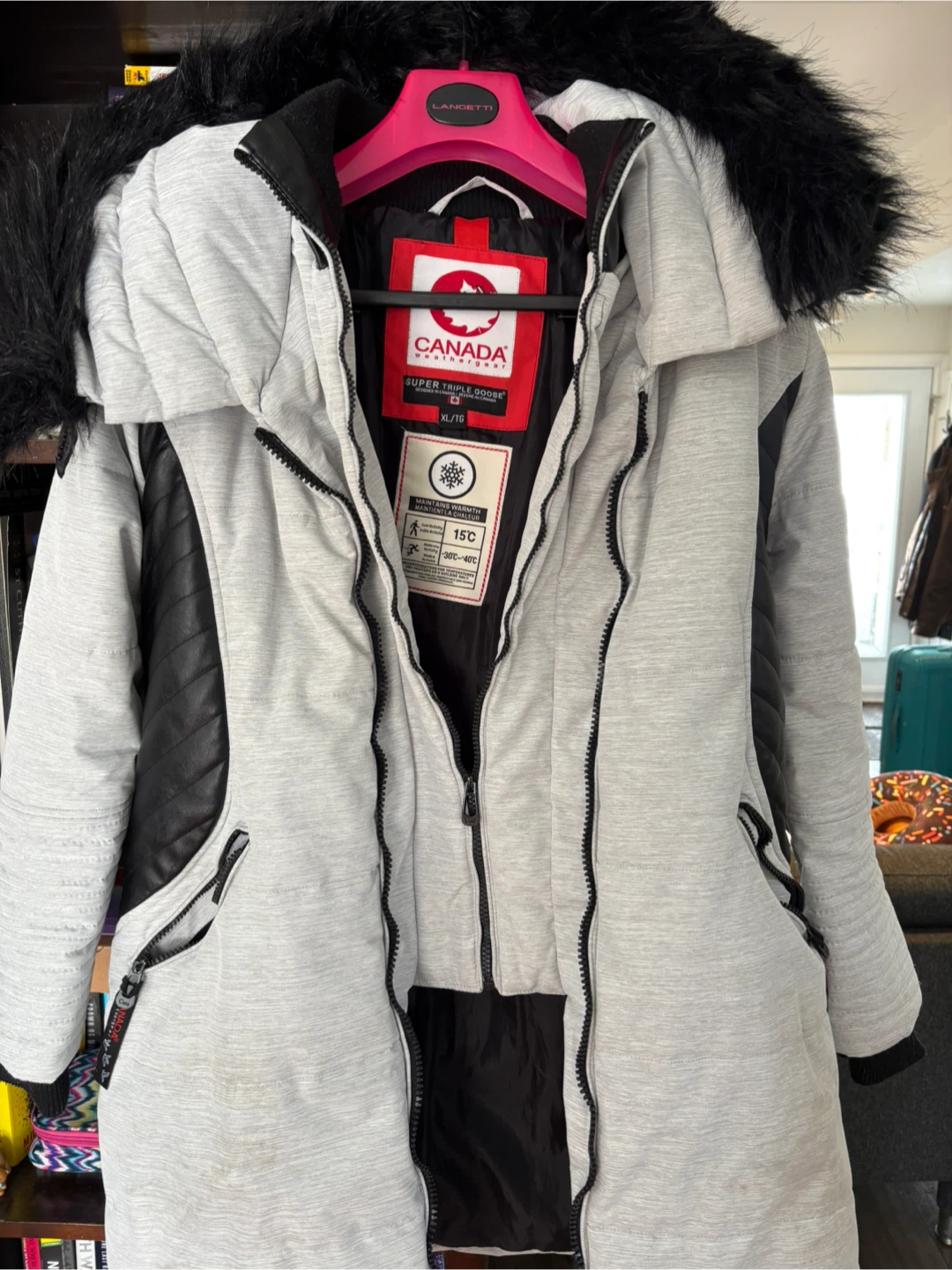 Canada Goose Super Triple Goose Jacket - Grey - XL/TG
