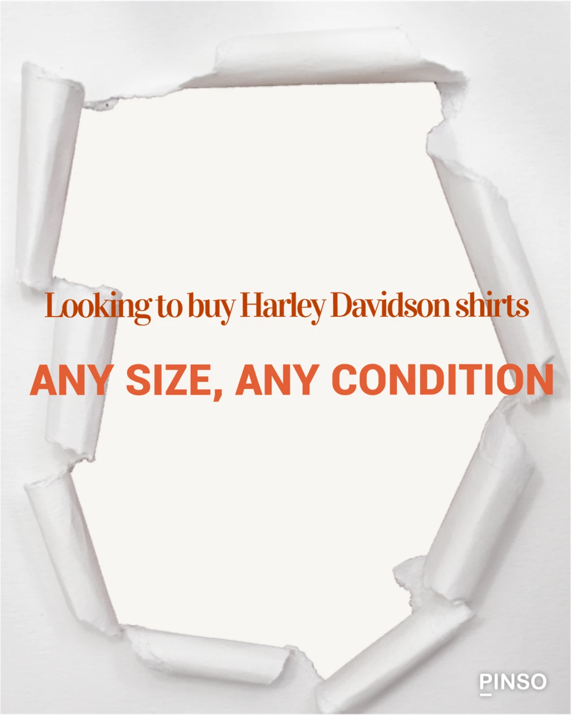Wanted: Harley Davidson Shirts