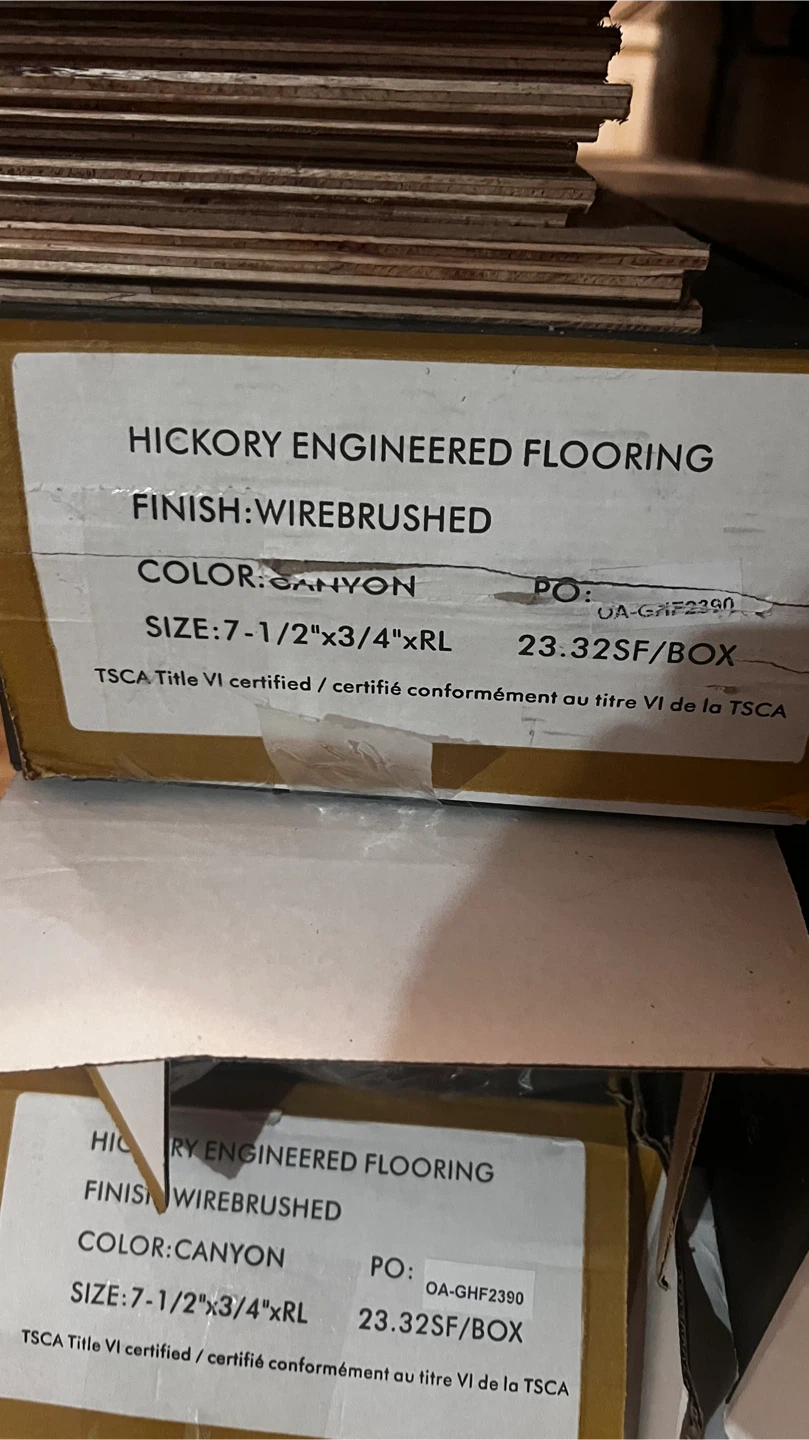 Hickory Engineered Flooring - Canyon, Wirebrushed Finish