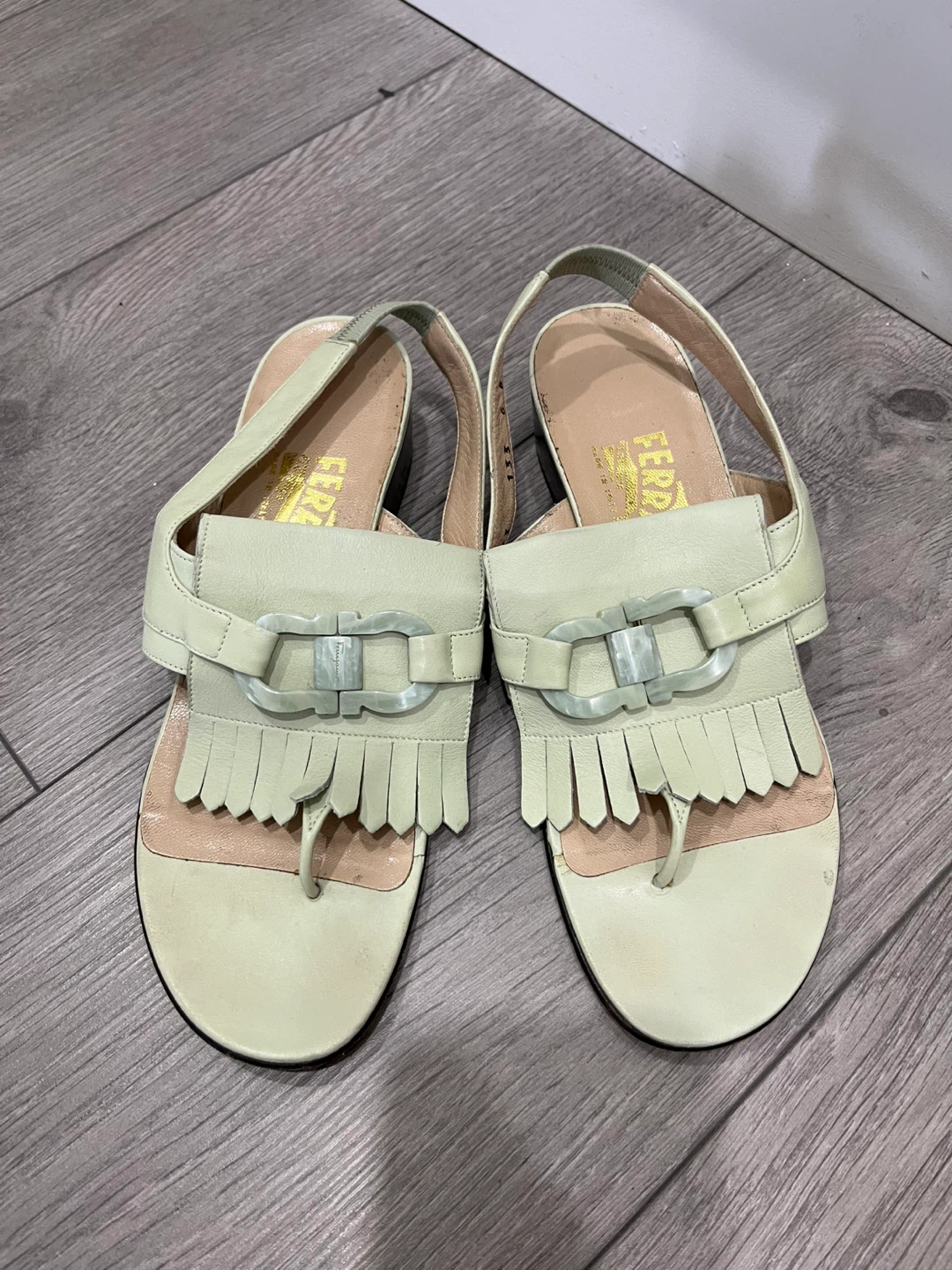 Salvatore Ferragamo Leather Sandals