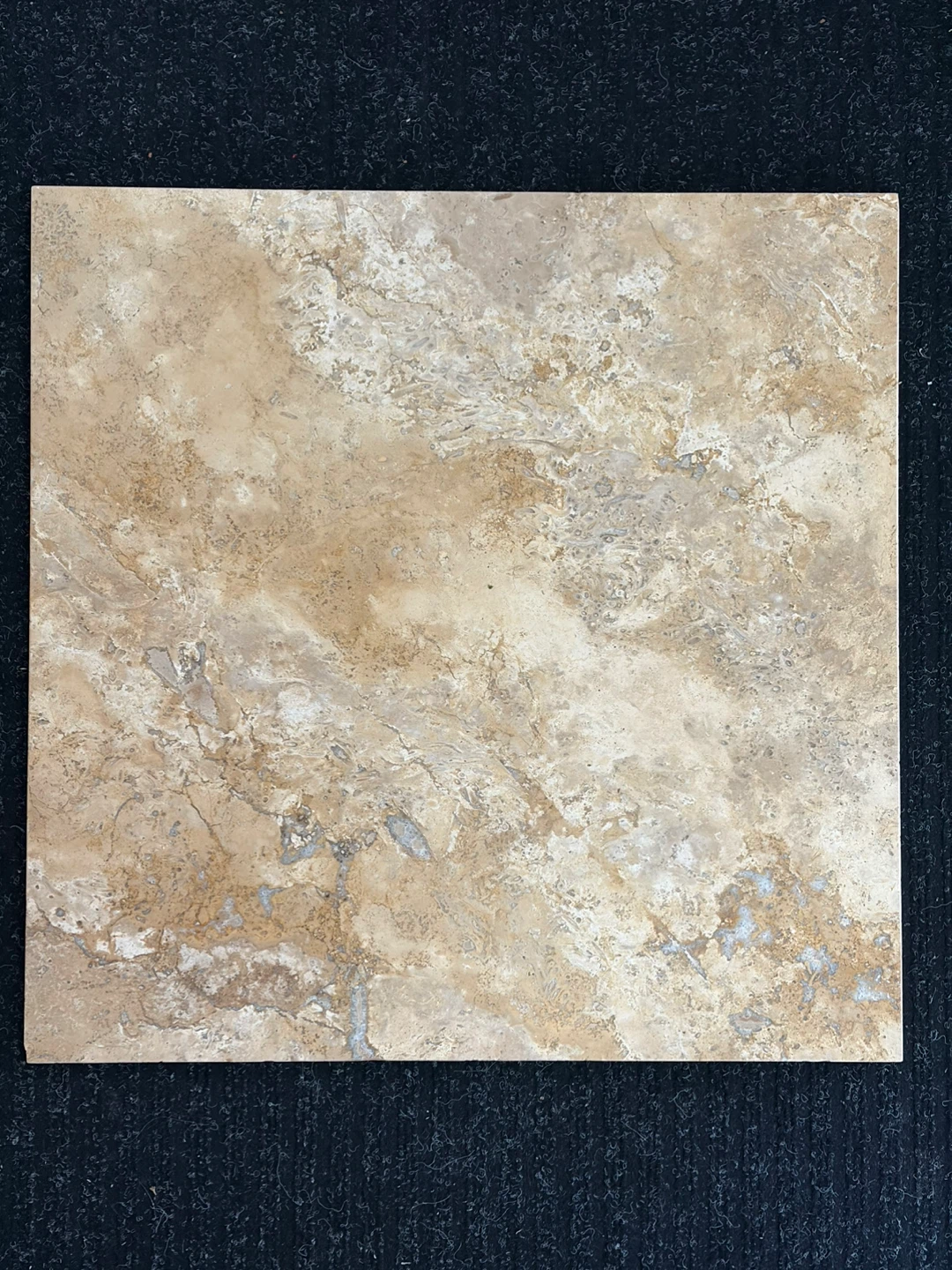 Golden Travertine 18” x 18” x 3/8” Tiles