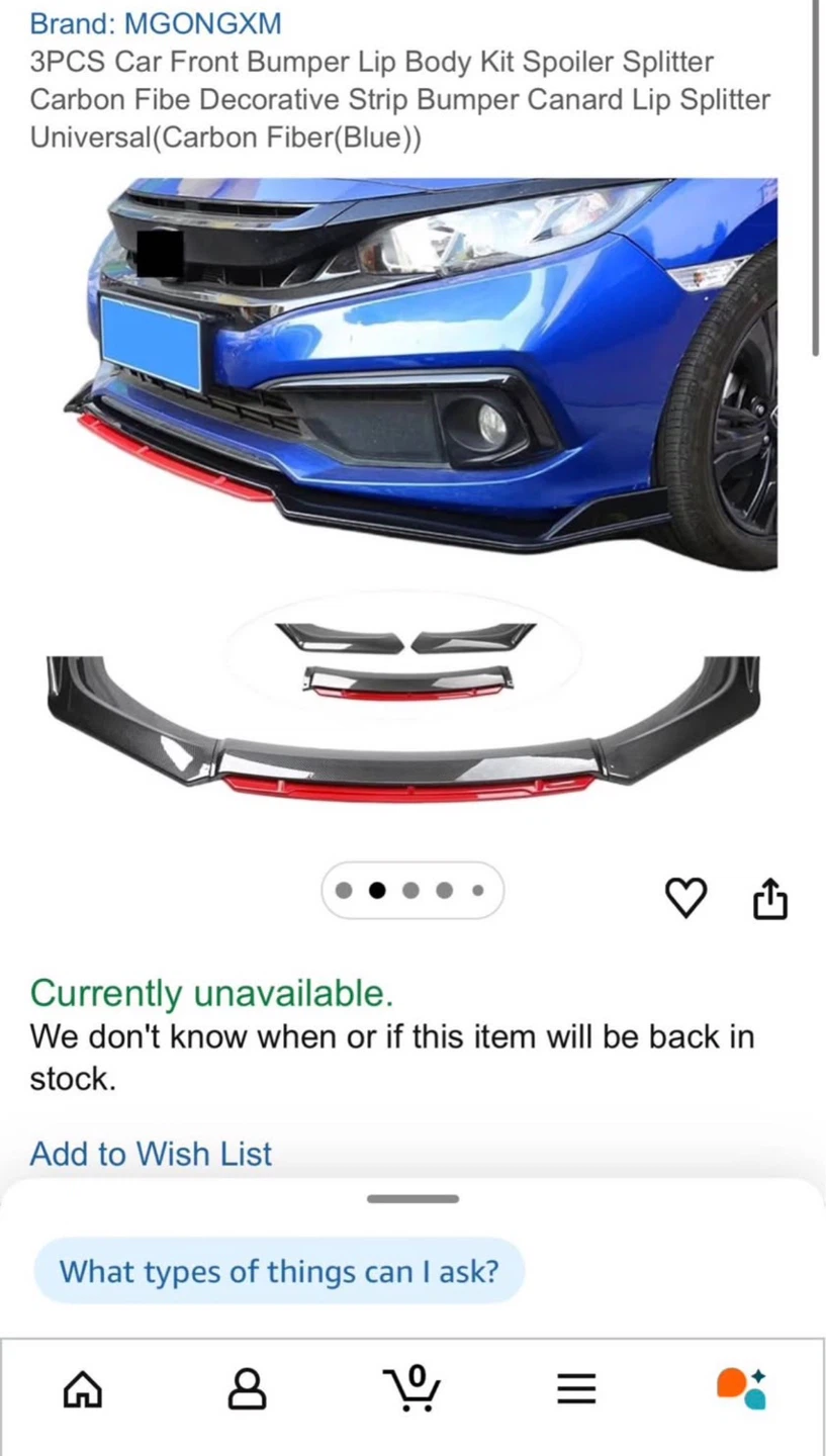 Universal front-lip/ splitter