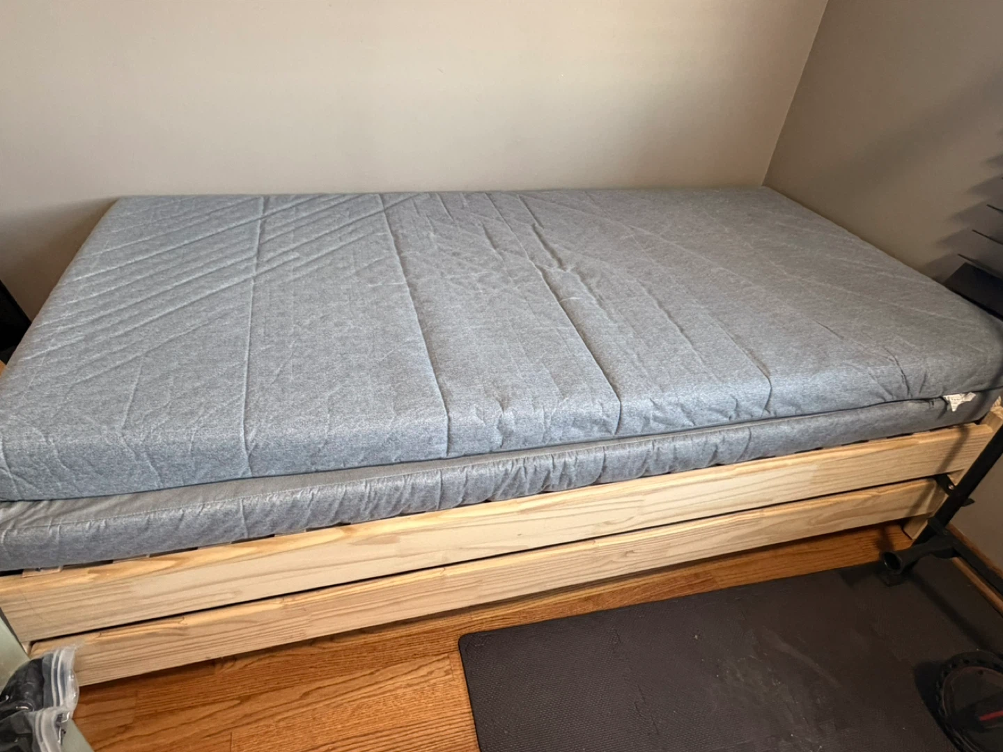 IKEA Day Bed Frame with 2 Mattresses - photo 3