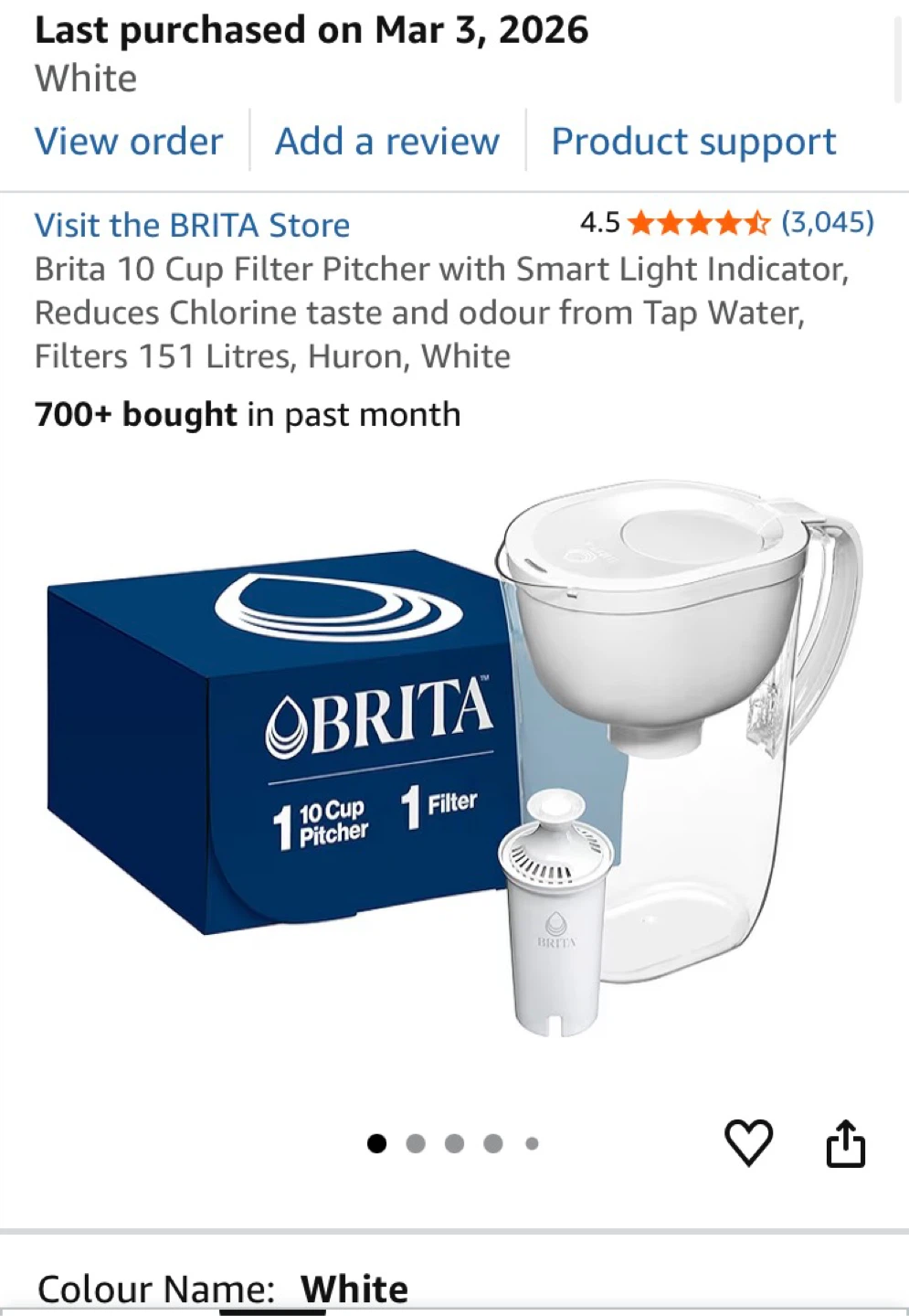 Brand new! Brita 10 Cup Water Filter Pitcher