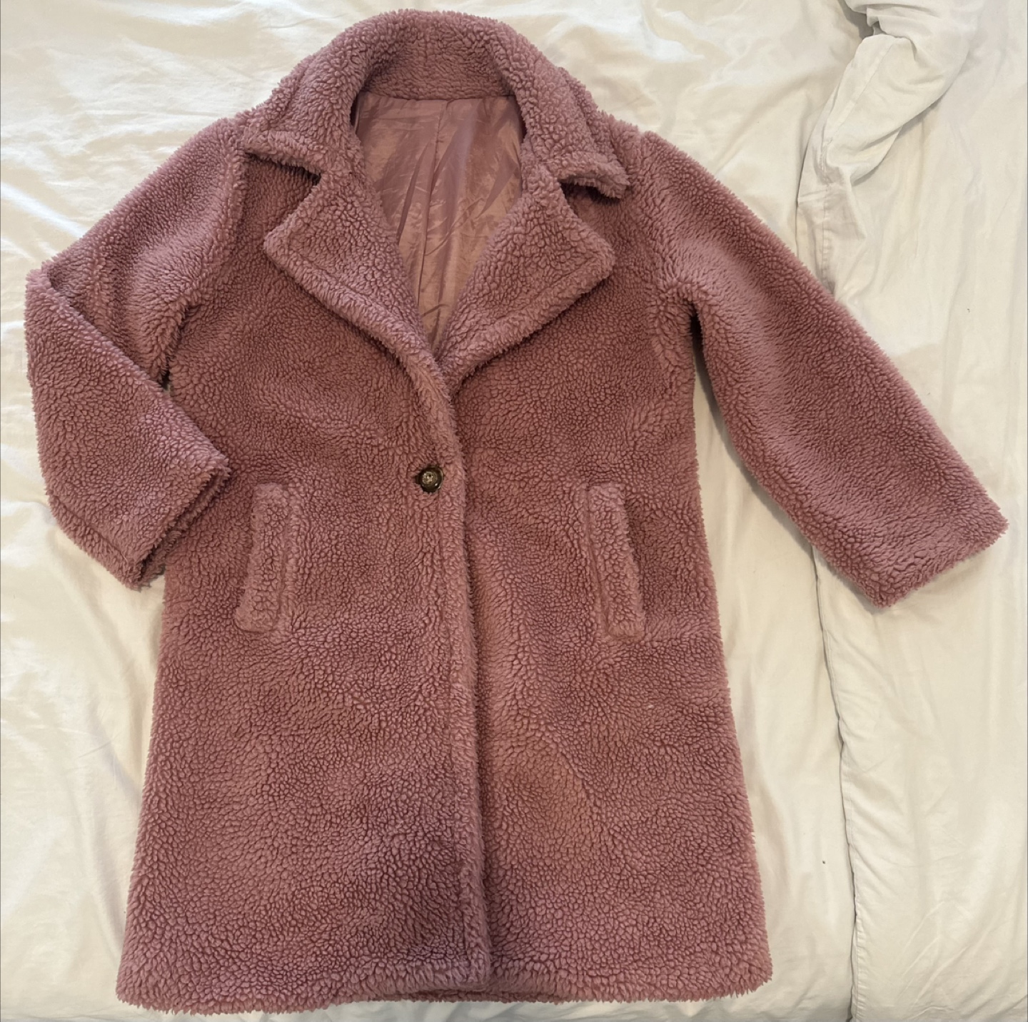 Pink Teddy Coat