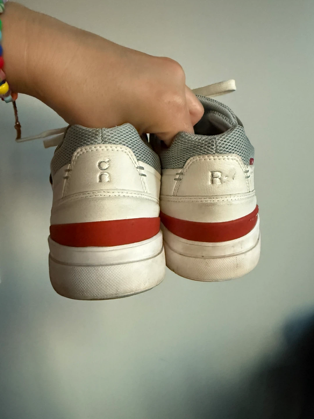 ON The Roger Centre Court Shoes - White/Red