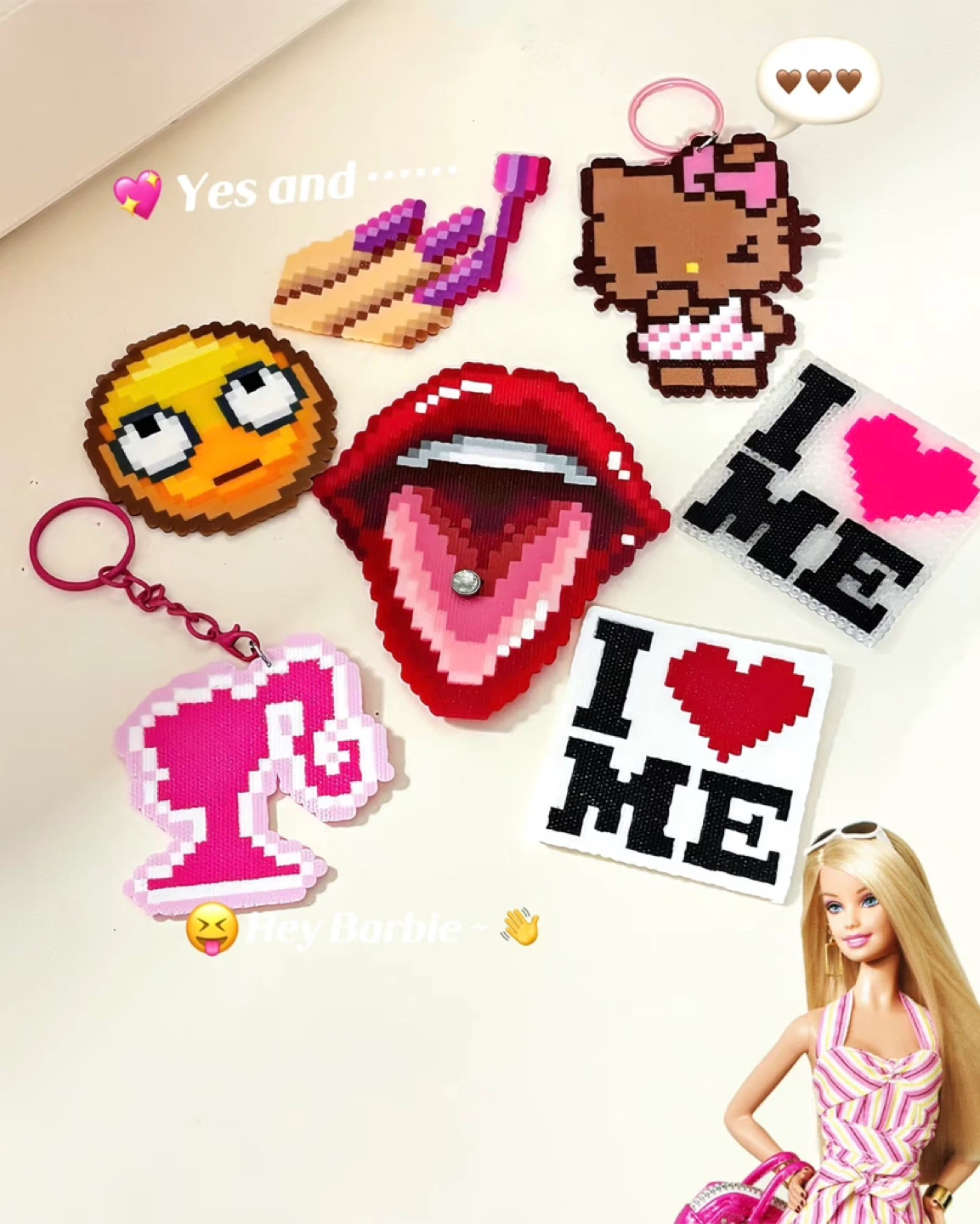 Aesthetic Perler Bead PRICE DEPENDS ON SIZE