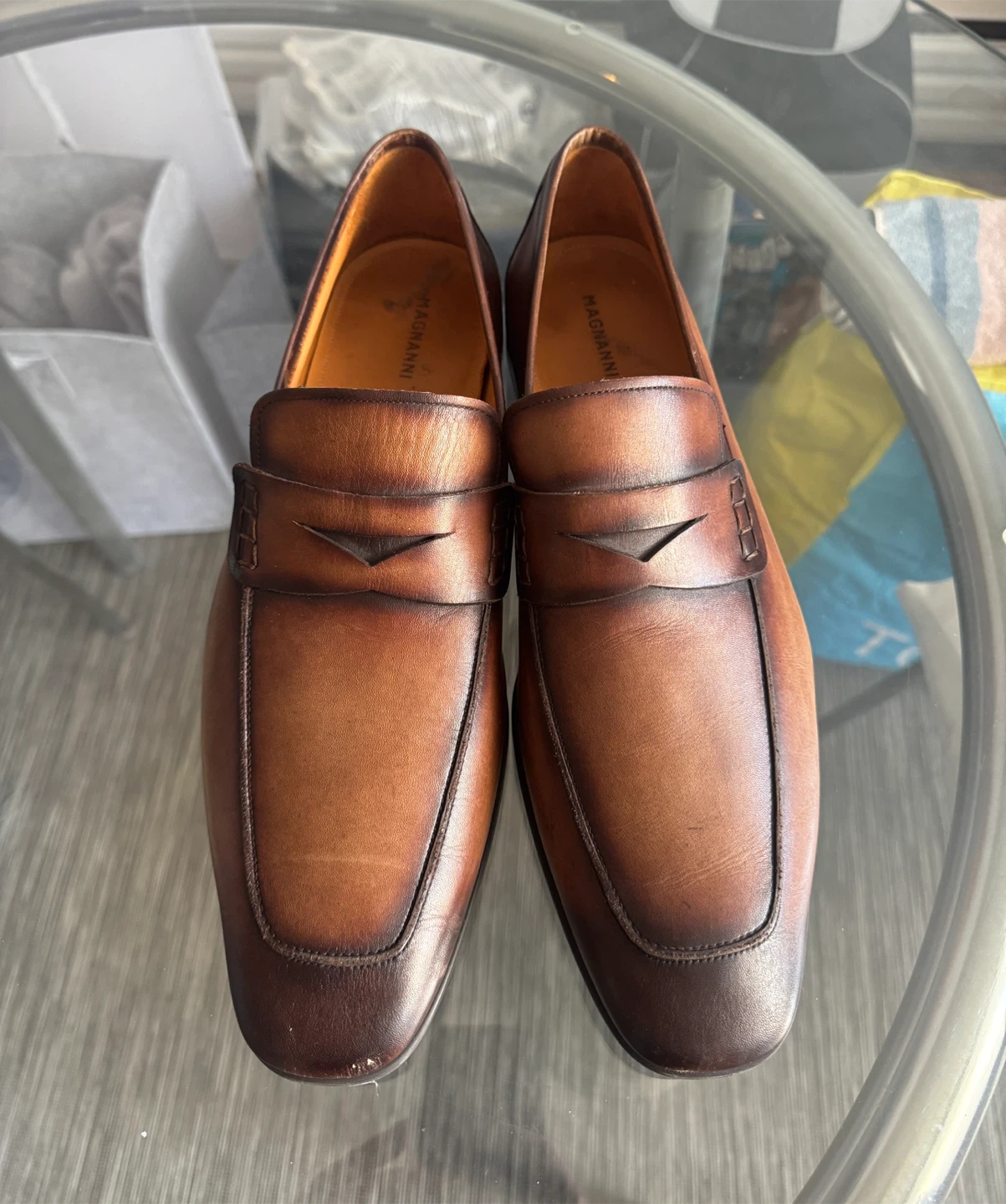 Magnanni Brown Dress Loafers, Size 13 - photo 3