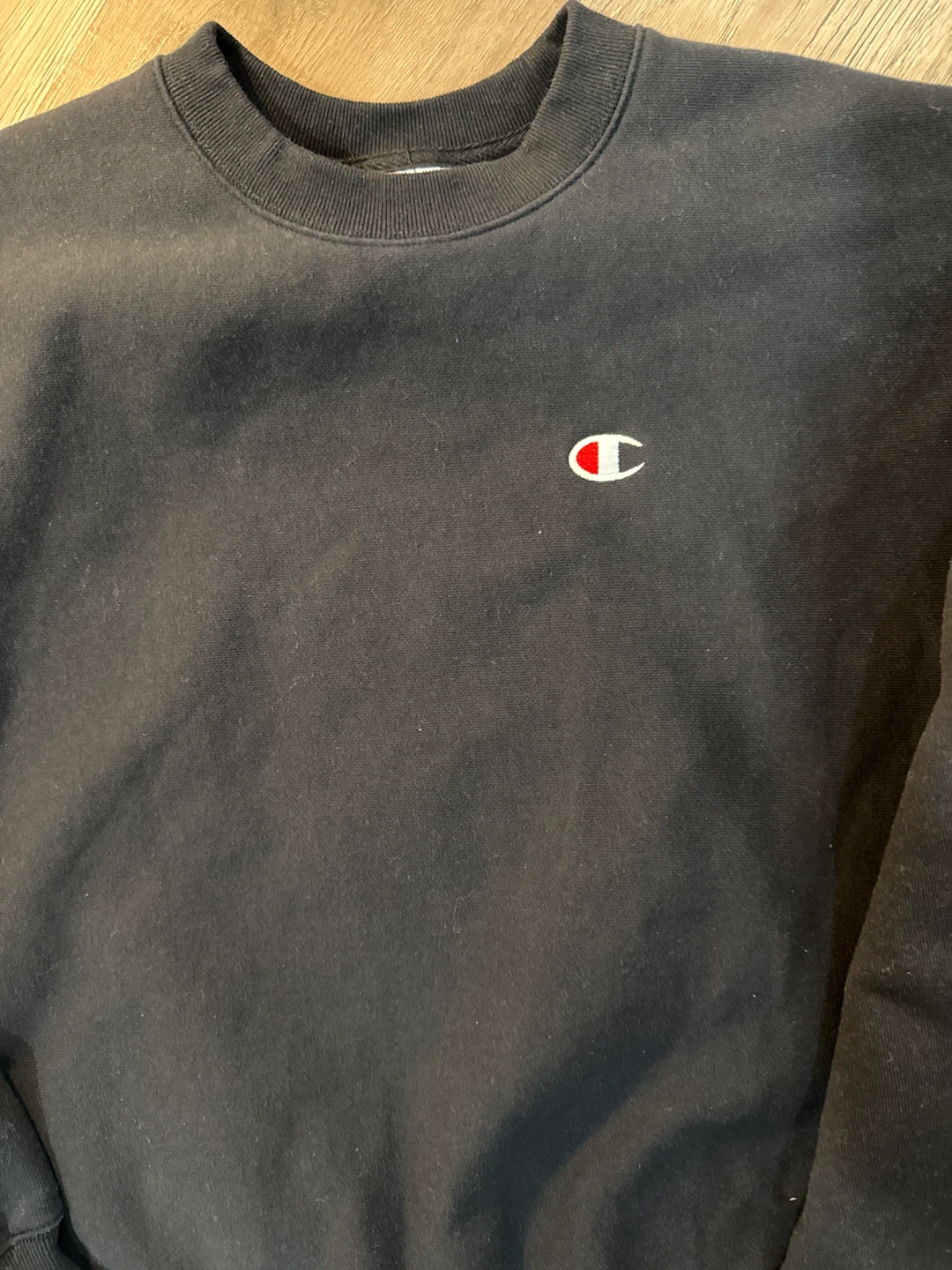 Champion Reverse Weave Crewneck Sweatshirt - Black - Large - photo 3