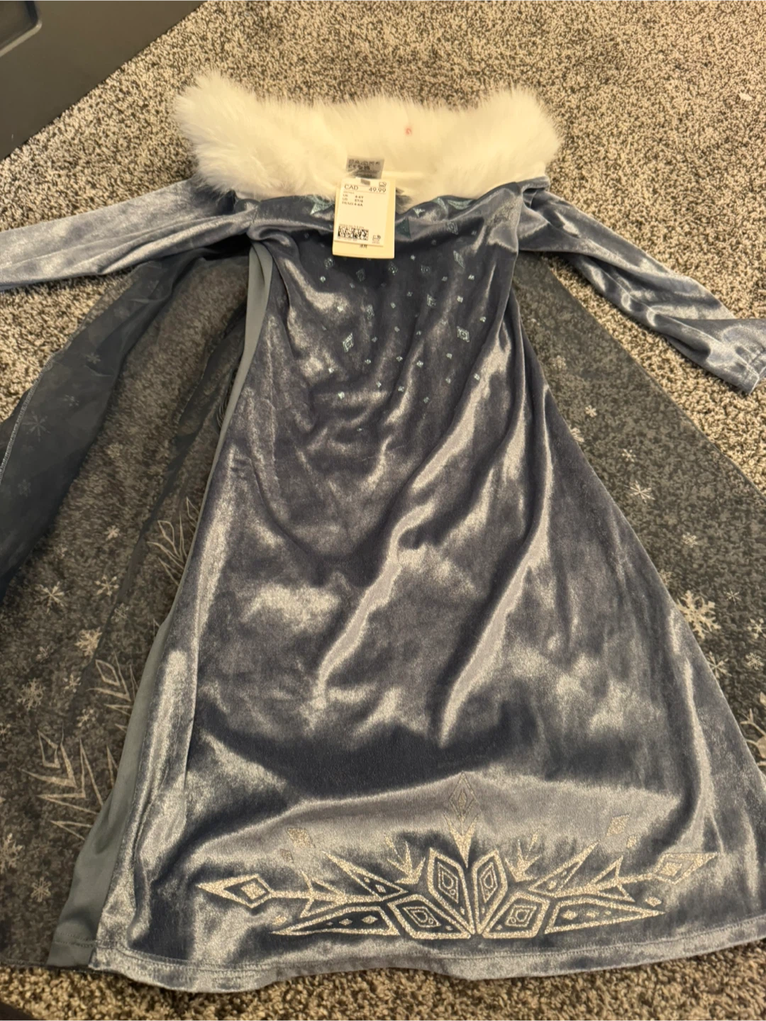 Girls Elsa Dress 4-6 Years