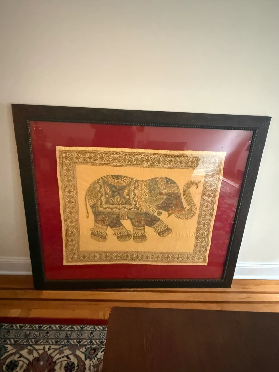 Framed Elephant Artwork