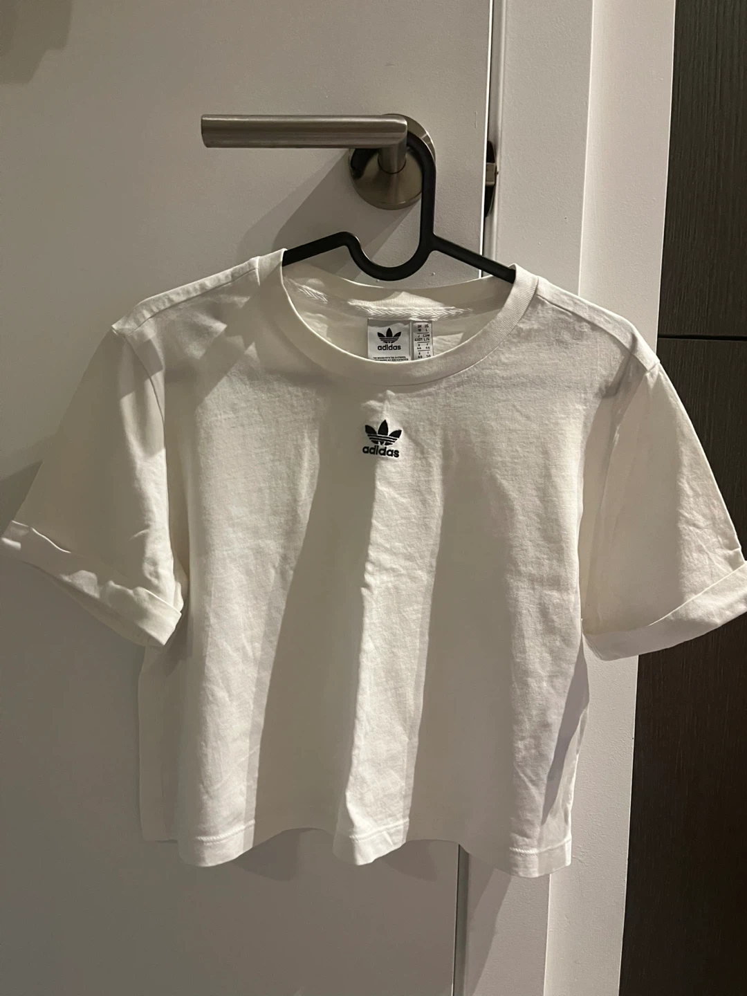 Adidas Cropped Shirt - Size L