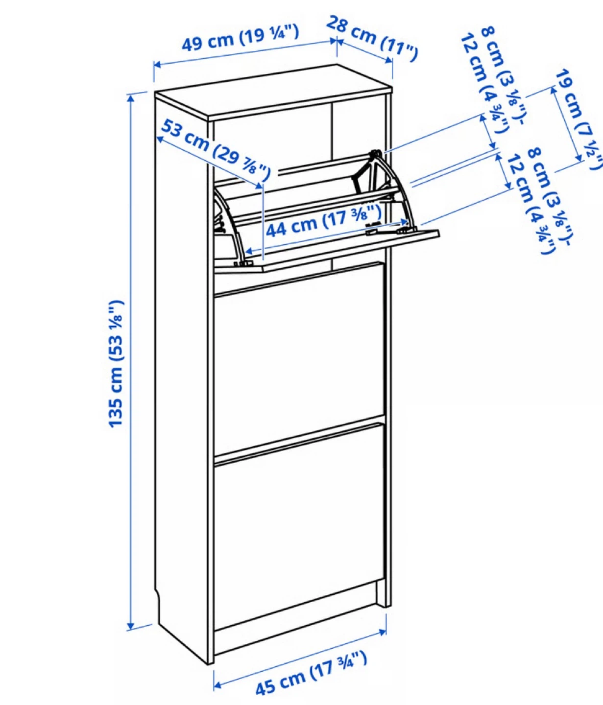 IKEA Bissa Shoe Cabinet - photo 2
