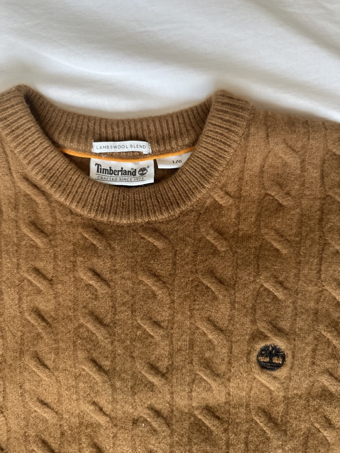 Timberland Cable Knit Lambswool Blend Sweater - photo 2