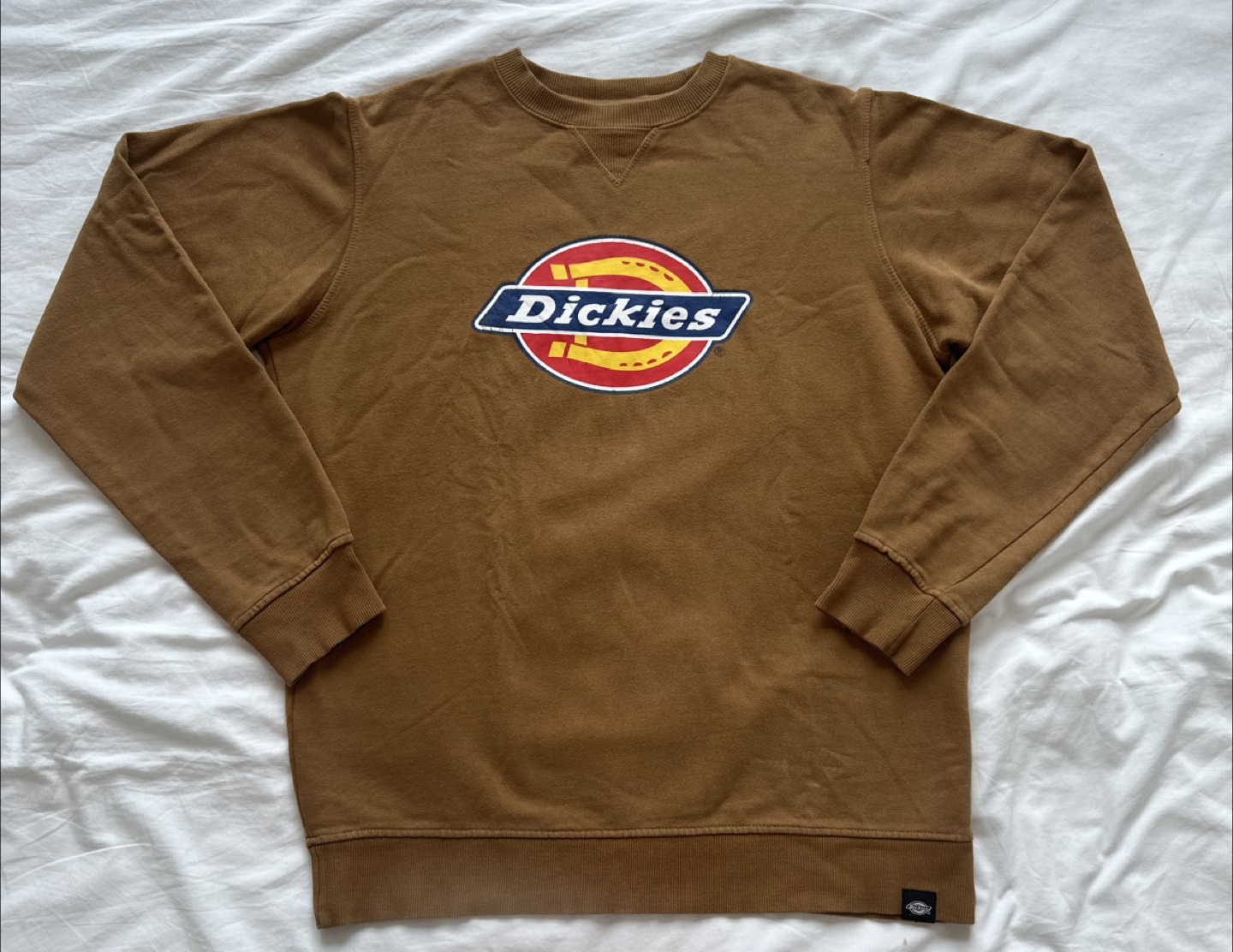Dickies Brown Crewneck Sweatshirt - Large