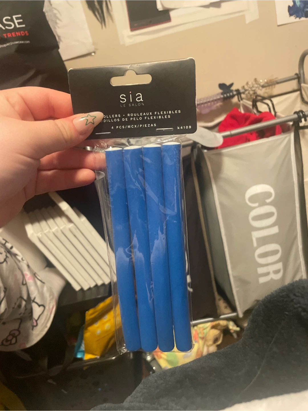 Sia Le Salon Flexible Hair Rollers - Blue